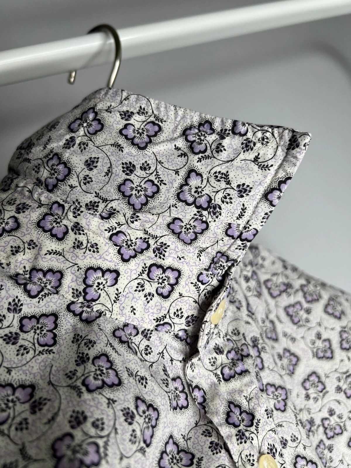 Paul Smith Paul Smith London Men Floral Pattern Long Sleeve Shirt Size US M / EU 48-50 / 2 - 10 Thumbnail