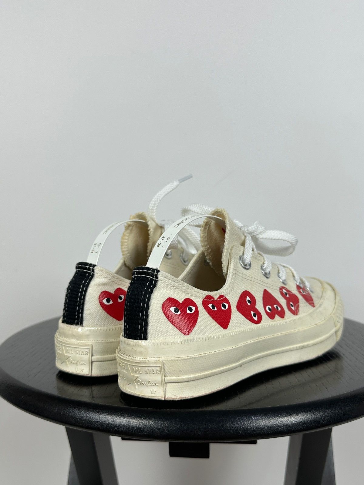 Comme des Garcons Comme Des Garçons x Chuck Taylor Converse All Star Low Top Size US 5 / IT 35 - 5 Thumbnail