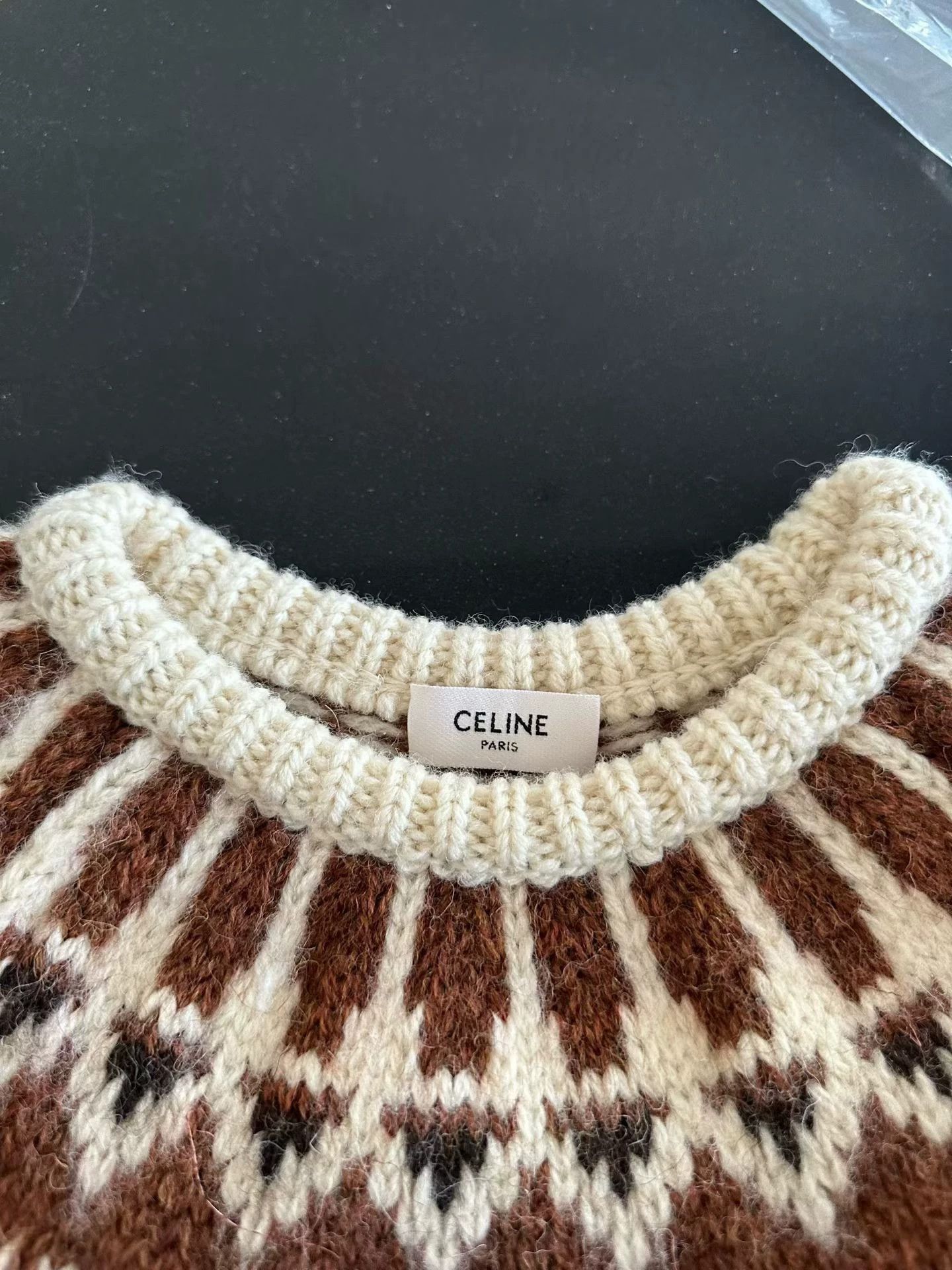 Celine CELINE Triomphe Knit Sweater XS New Size XS / US 0-2 / IT 36-38 - 3 Thumbnail
