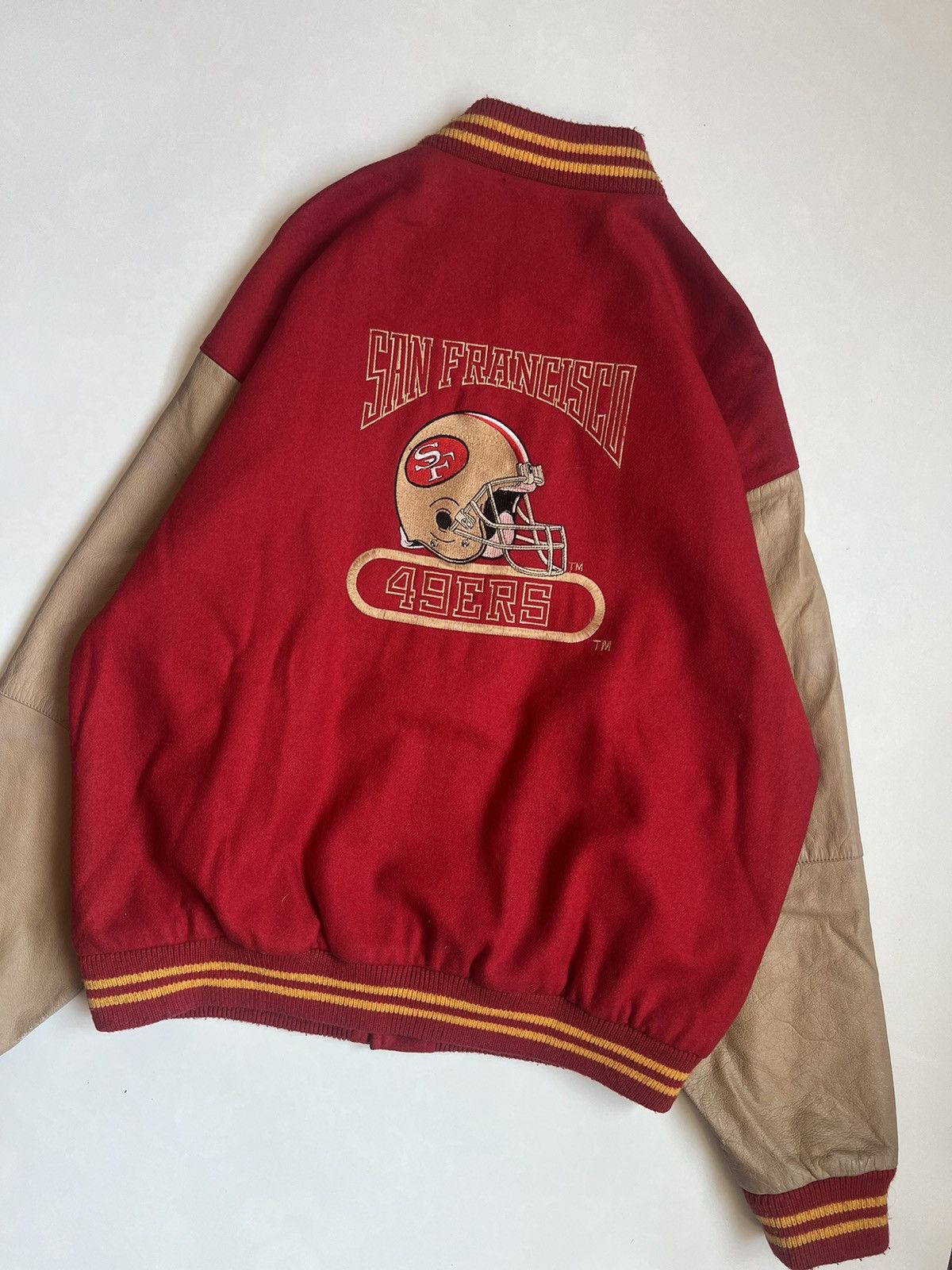 NFL 90's San Francisco 49Ers Wool Varsity Jacket Size US L / EU 52-54 / 3 - 8 Thumbnail