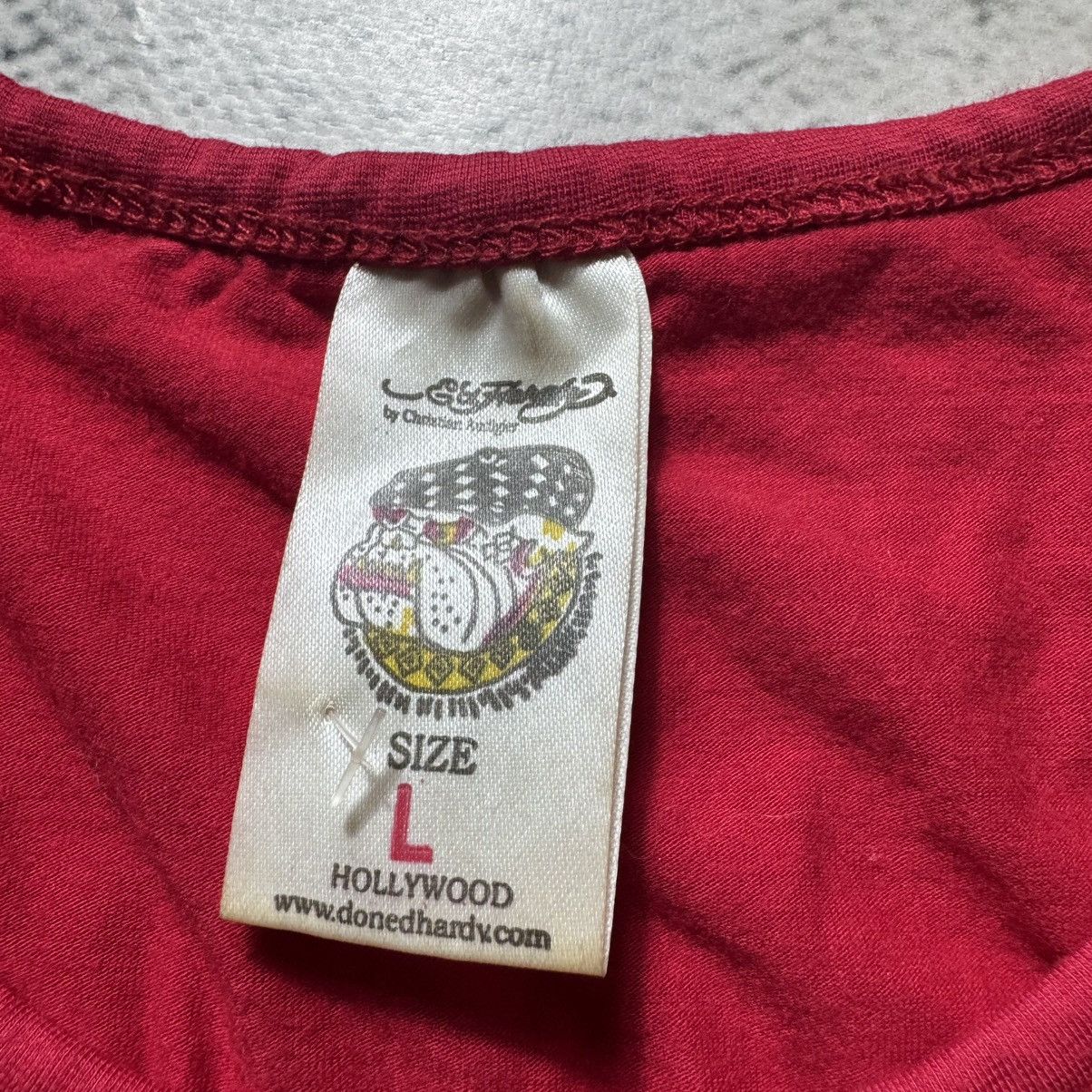 Ed Hardy vintage y2k ed hardy t shirt with fire flowers print Size L / US 10 / IT 46 - 4 Thumbnail