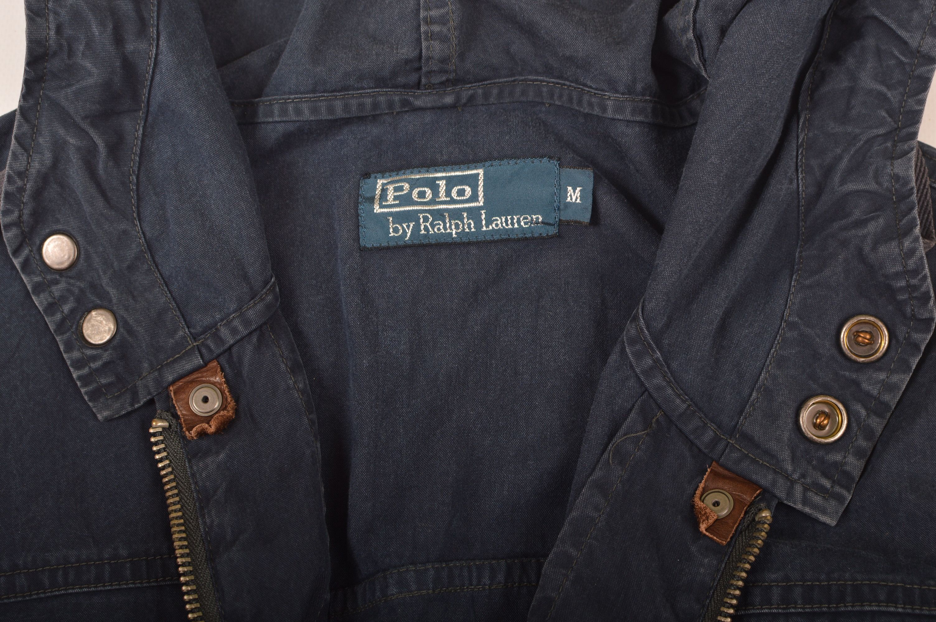Polo Ralph Lauren × Ralph Lauren × Vintage Polo Ralph Lauren Vintage Blue Bomber Full-Zip Jacket Size US M / EU 48-50 / 2 - 7 Thumbnail