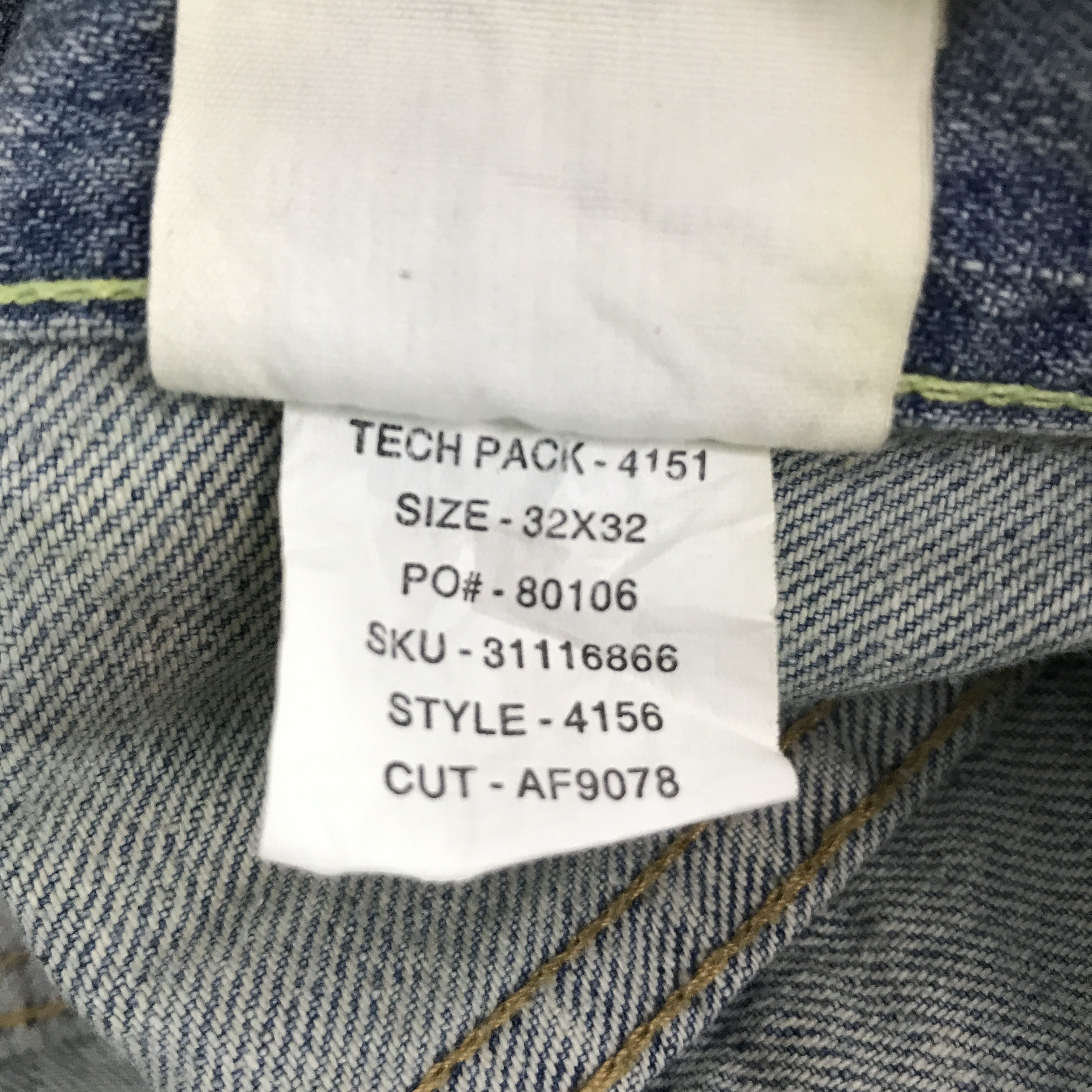 Abercrombie & Fitch BAGGY DENIM ABERCROMBIE AND FITHC DISTRESSED JEANS PANT Size US 32 / EU 48 - 11 Thumbnail