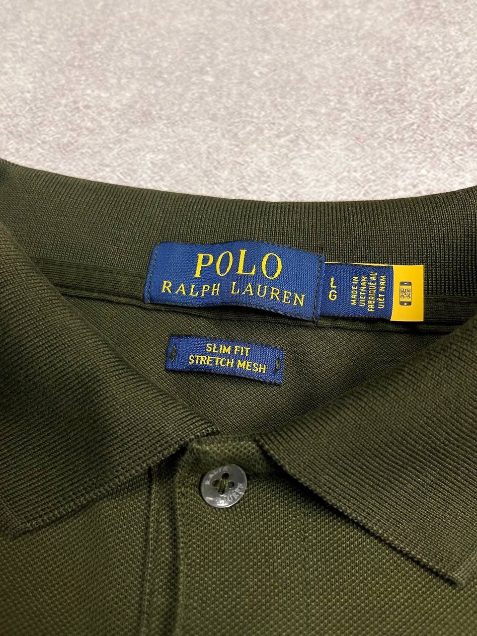 Polo Ralph Lauren Vintage Polo Ralph Lauren Olive Rugby Shirt L Size US L / EU 52-54 / 3 - 5 Thumbnail