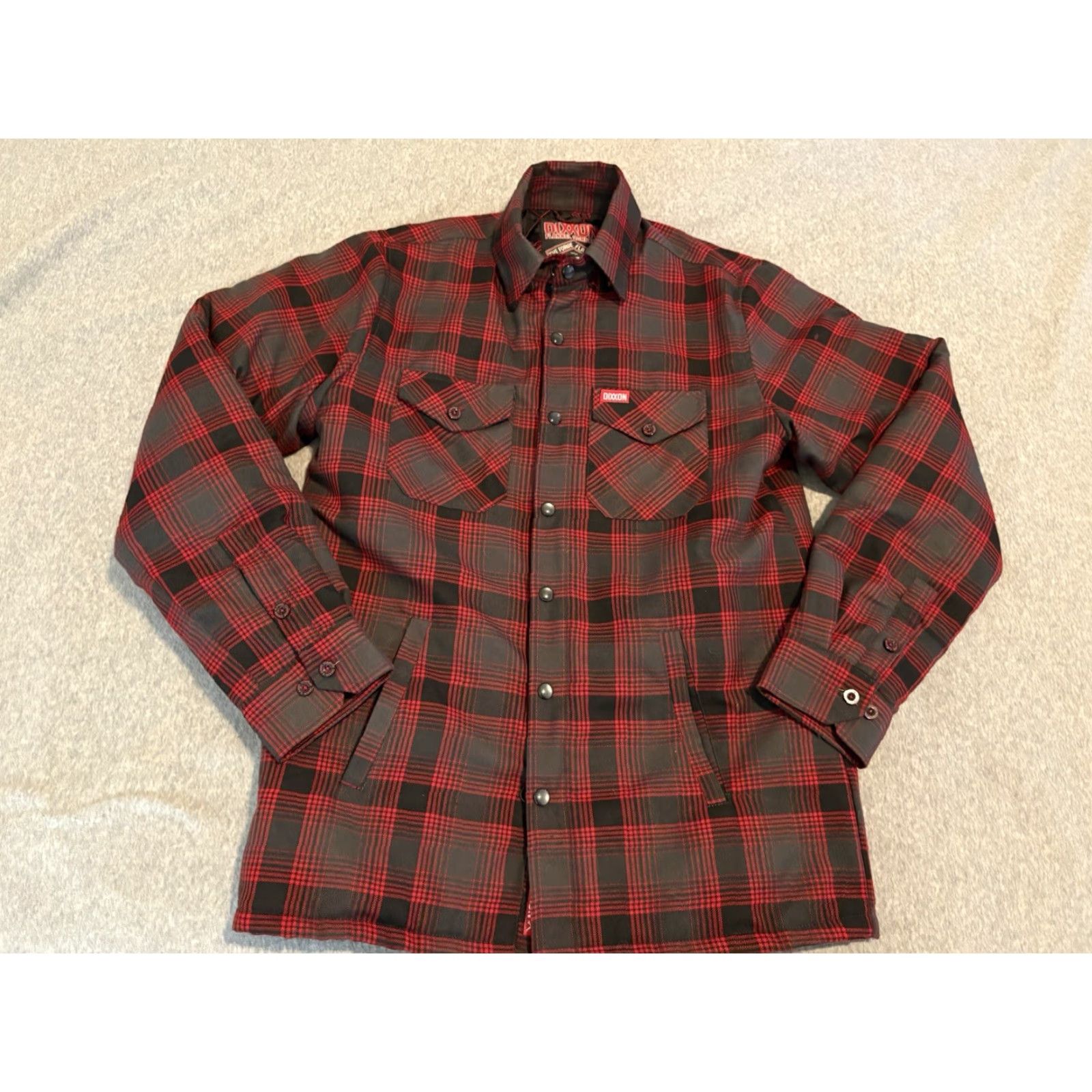 Vintage Dixxon Flannel Co Jacket Red Plaid Quilted Liner The Forge Full Zip Mens Small Shacket S Red Mens Size Small Size US S / EU 44-46 / 1 - 2 Thumbnail