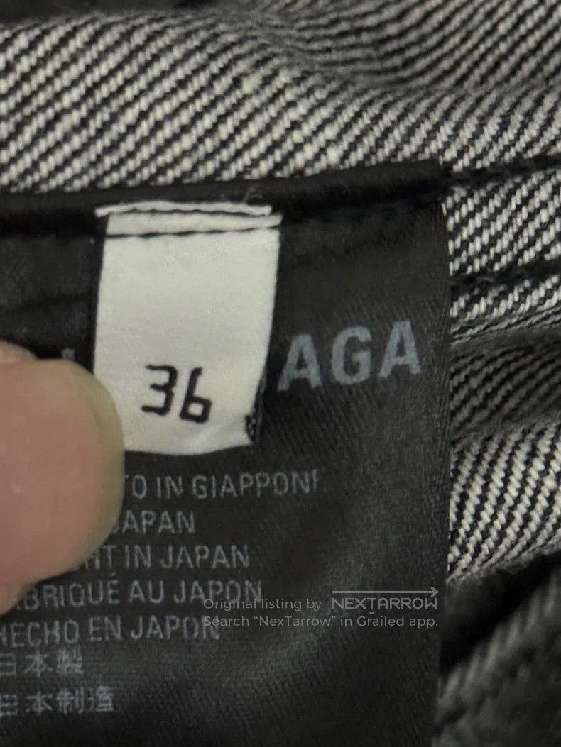 Balenciaga Balenciaga Gray Tie-Dye Denim Jacket. Size US XS / EU 42 / 0 - 6 Thumbnail