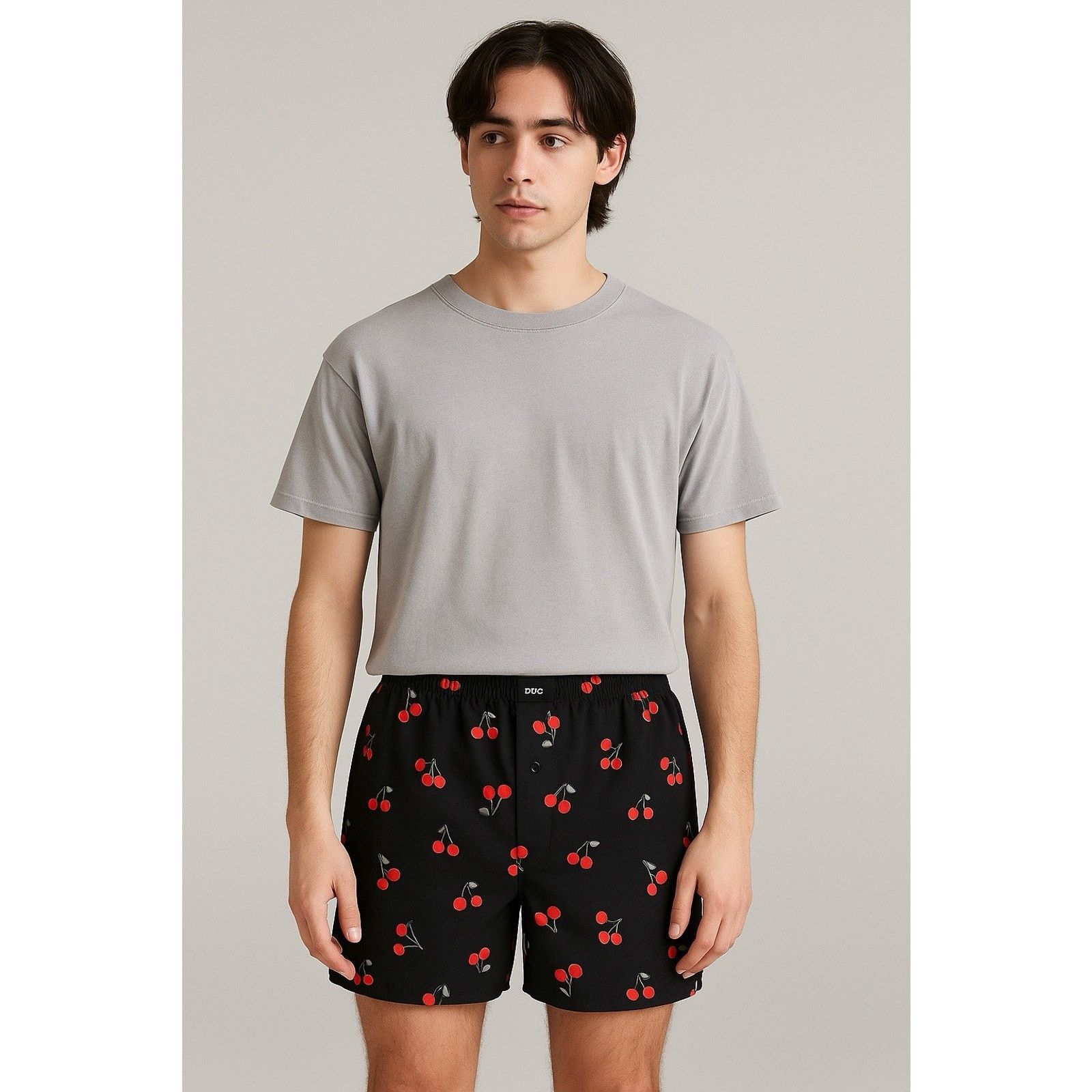 Urban Outfitters BDG Men’s S Cherry Print Boxer Shorts Black Urban Outfitters Size 26 - 12 Thumbnail