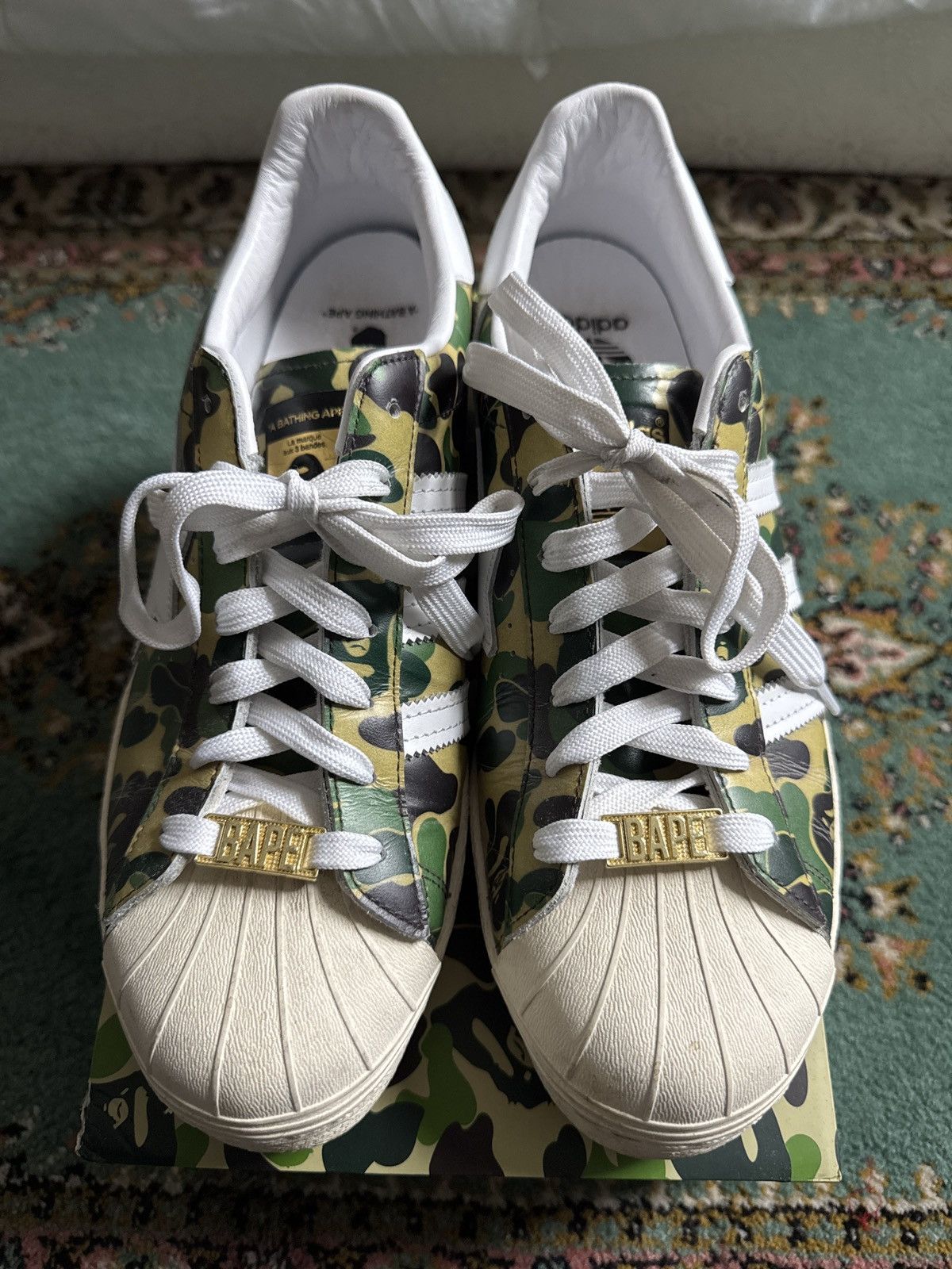 Adidas Adidas Superstar BAPE ABC Camo Size US 10 / EU 43 - 6 Thumbnail