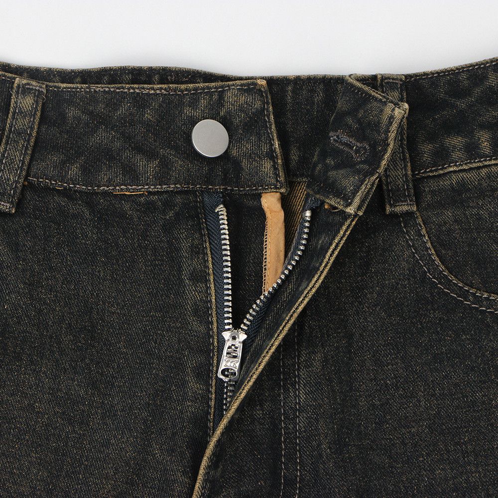 Vintage Men's hippie washed distressed flared jeans Size US 32 / EU 48 - 4 Thumbnail