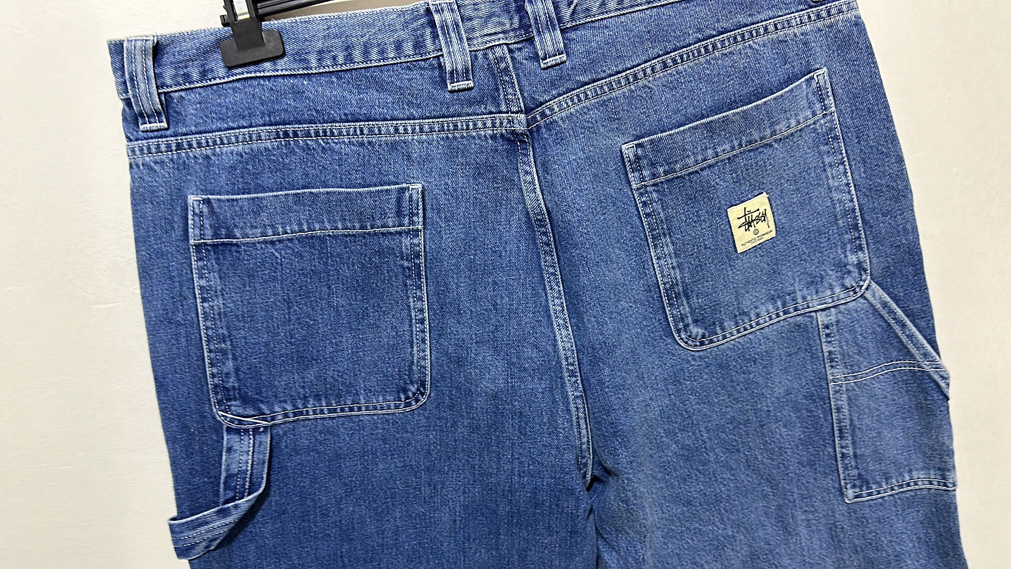 Stussy Stussy Blue Double Knee Denim Size 38 Size US 38 / EU 54 - 3 Thumbnail