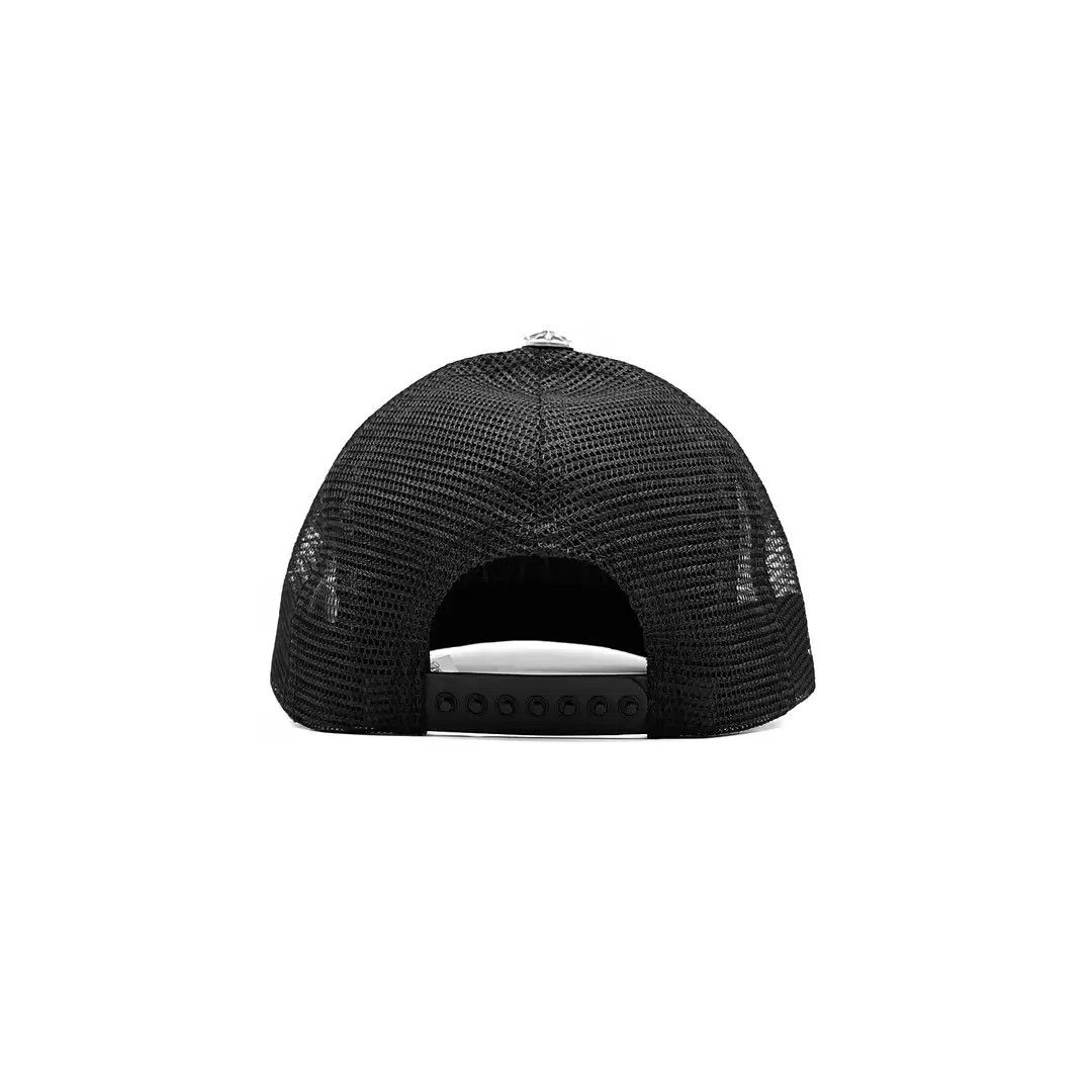 Chrome Hearts Chrome Hearts Triple Cross Patch Black Baseball Cap Size ONE SIZE - 4 Thumbnail