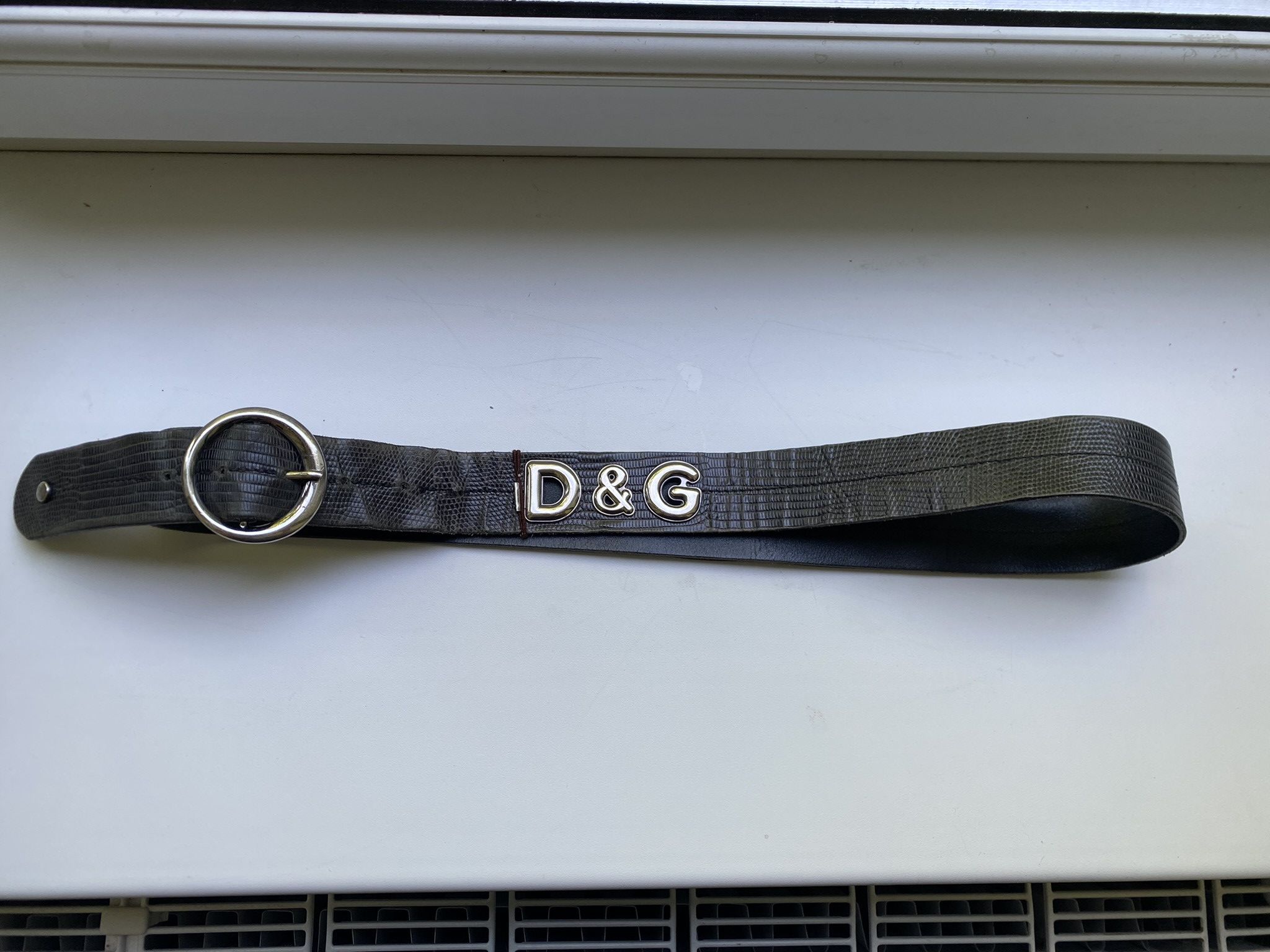 Designer × Dolce & Gabbana D&G Dolce & Gabbana Leather Belt Size ONE SIZE - 1 Thumbnail