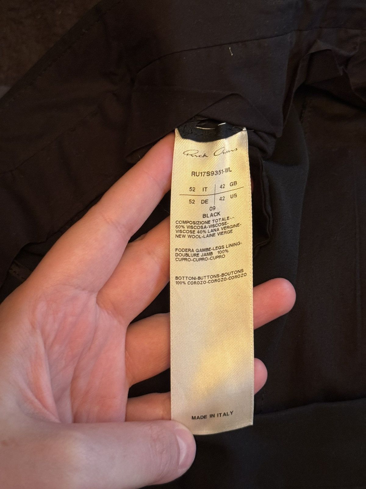 Rick Owens RICK OWENS Cropped Pants Size US 42 / EU 58 - 8 Thumbnail