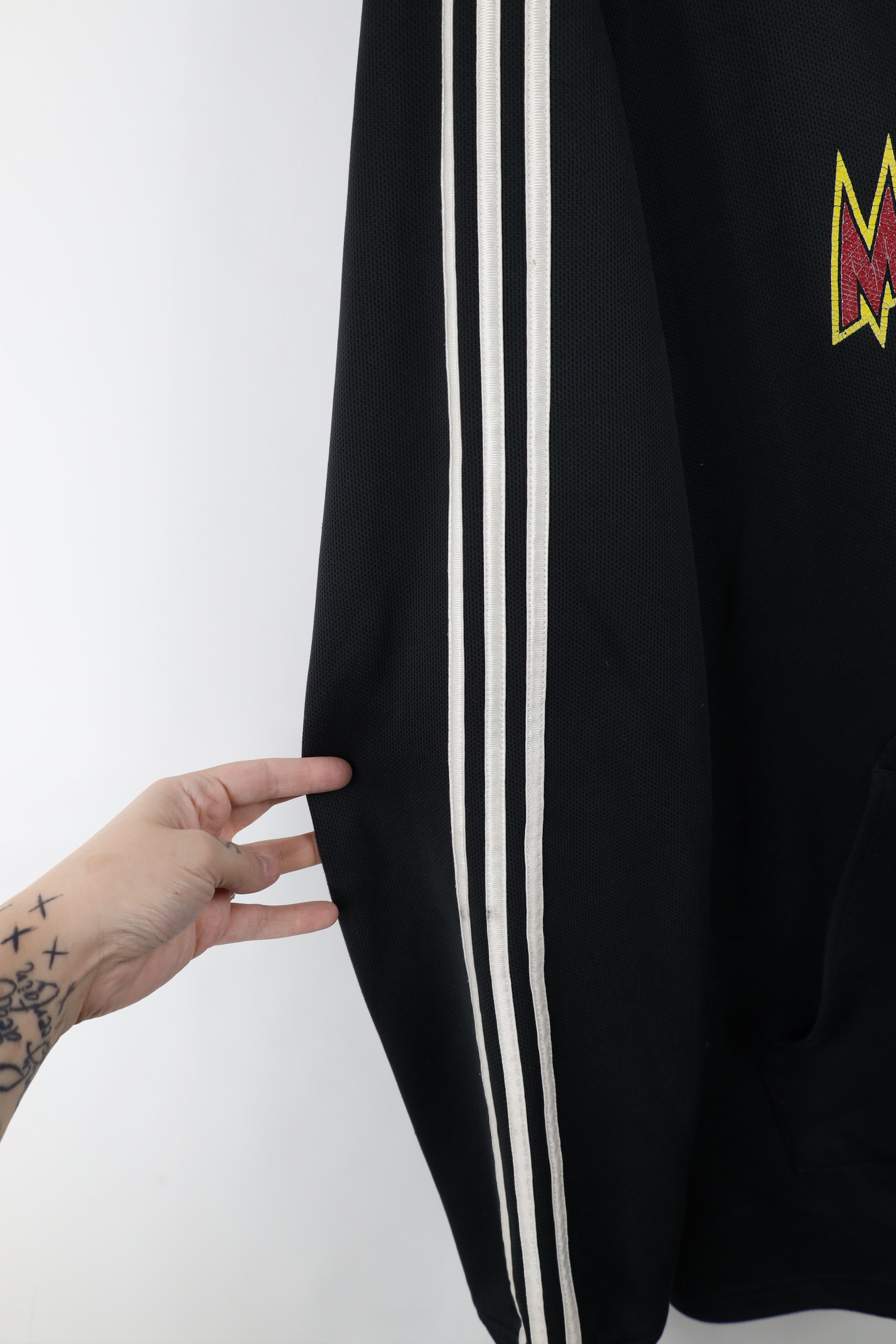 Adidas × Vintage Vintage Adidas Fort Wayne Mad Ants Basketball Hoodie Black Size US XL / EU 56 / 4 - 8 Thumbnail