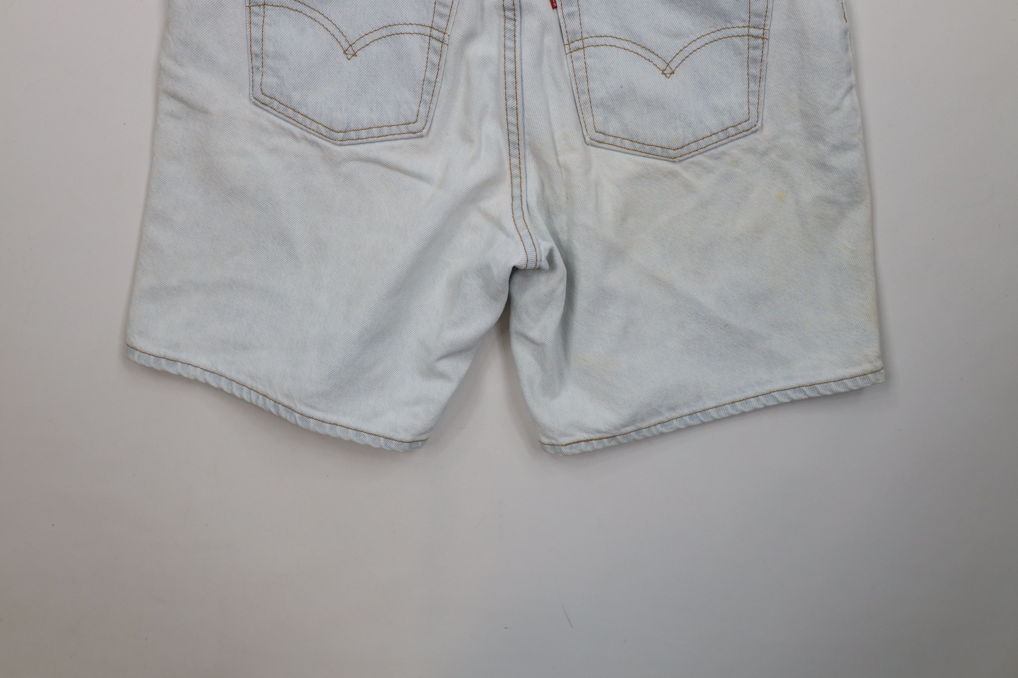 Levi's Vintage 90s Levis 551 Relaxed Denim Jean Shorts Jorts USA Size 34" / US 12 / IT 48 - 14 Thumbnail