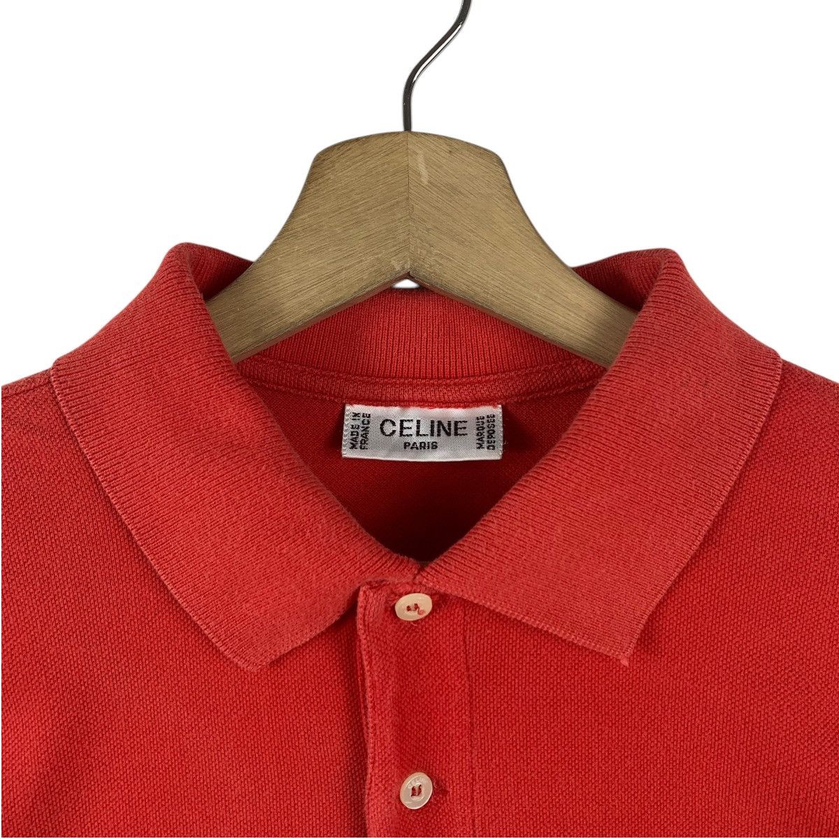 Celine × Vintage Vintage CELINE pocket polo tee Size US M / EU 48-50 / 2 - 5 Thumbnail