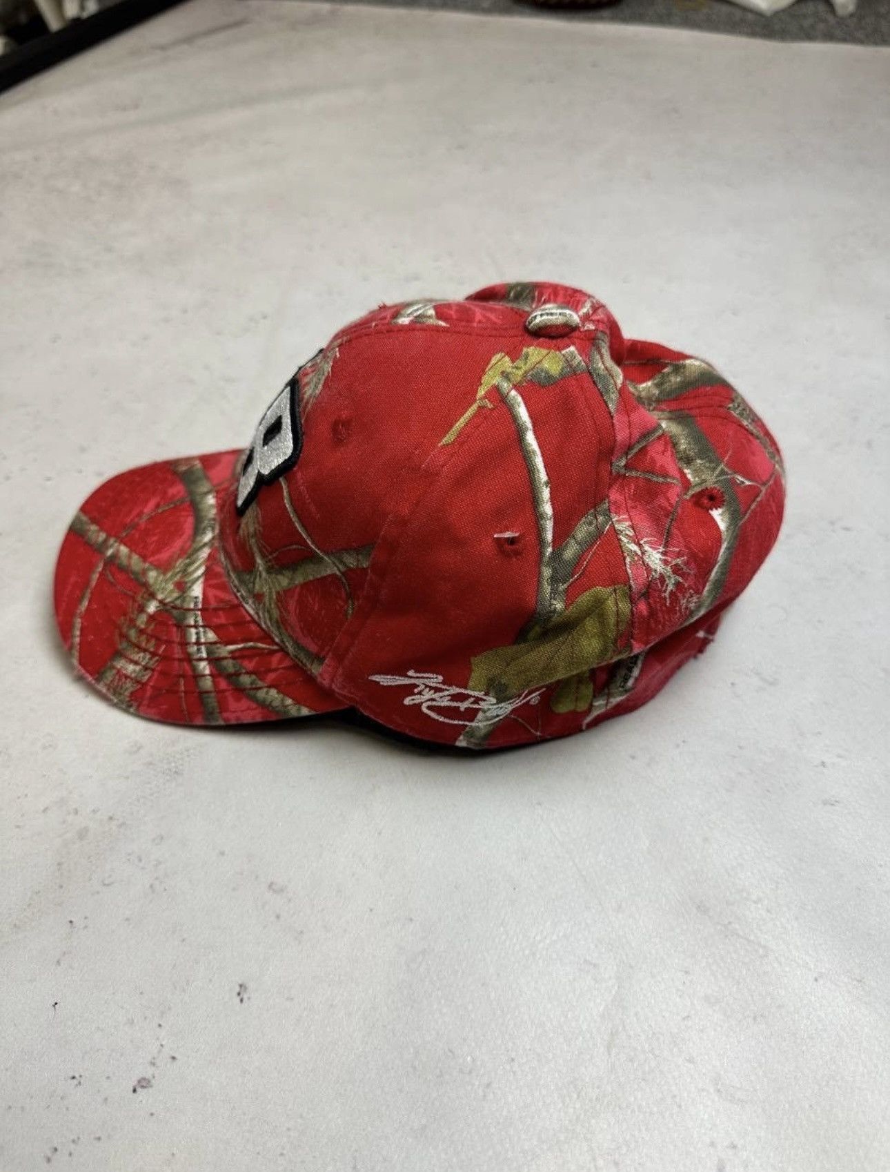NASCAR × Vintage Vintage NASCAR racing cap pink rare Y2K 18 number Size ONE SIZE - 2 Thumbnail