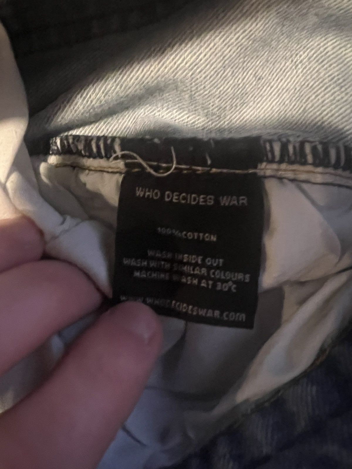 Who Decides War Who Decides Ware Embroidered Denim Size US 34 / EU 50 - 6 Thumbnail