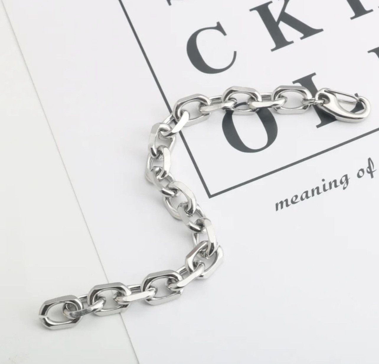 Jewelry Bracelet Chaine Y2K Punk Skater Grunge Size ONE SIZE - 3 Thumbnail
