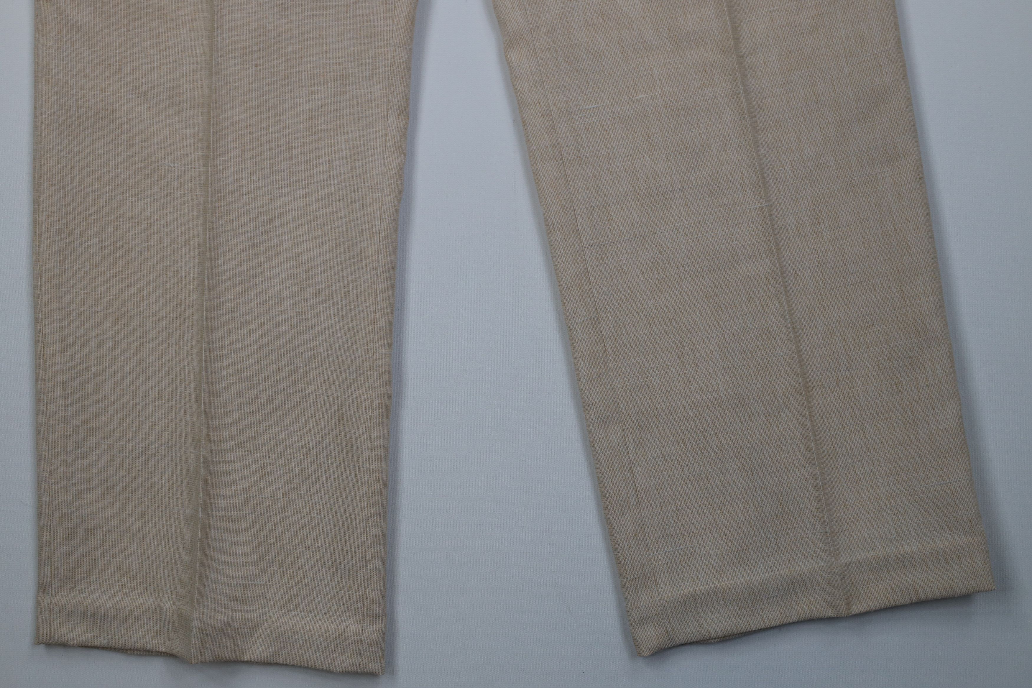 Vintage Vintage 70s Streetwear Knit Flared Wide Leg Chino Pants USA Size US 34 / EU 50 - 4 Thumbnail