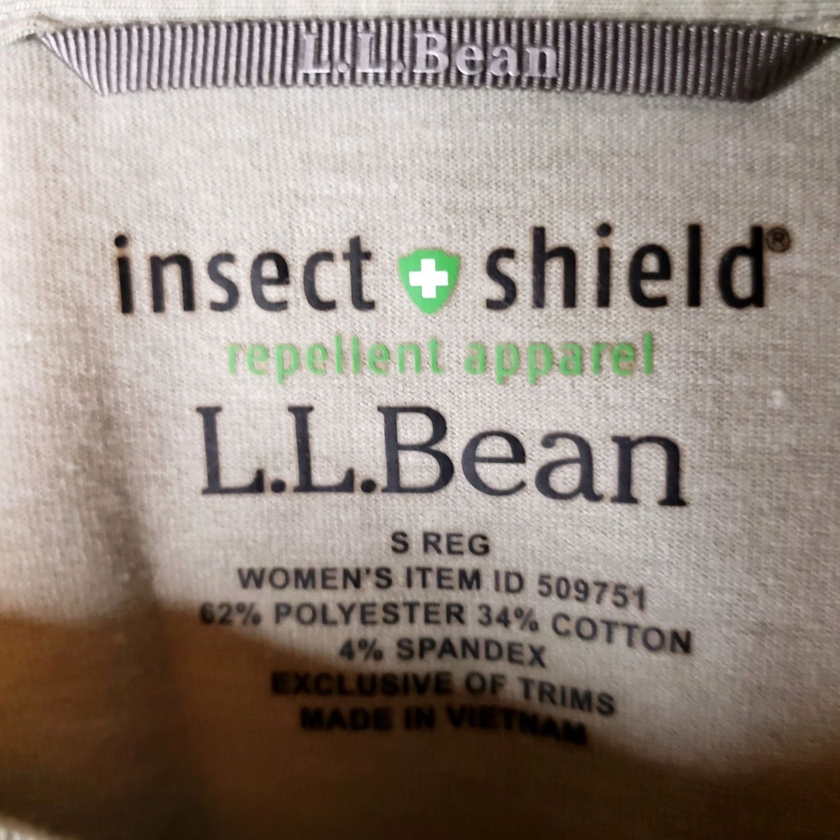 Vintage LL Bean Long Sleeve T-Shirt Top Women's Small Beige Size S / US 4 / IT 40 - 2 Thumbnail