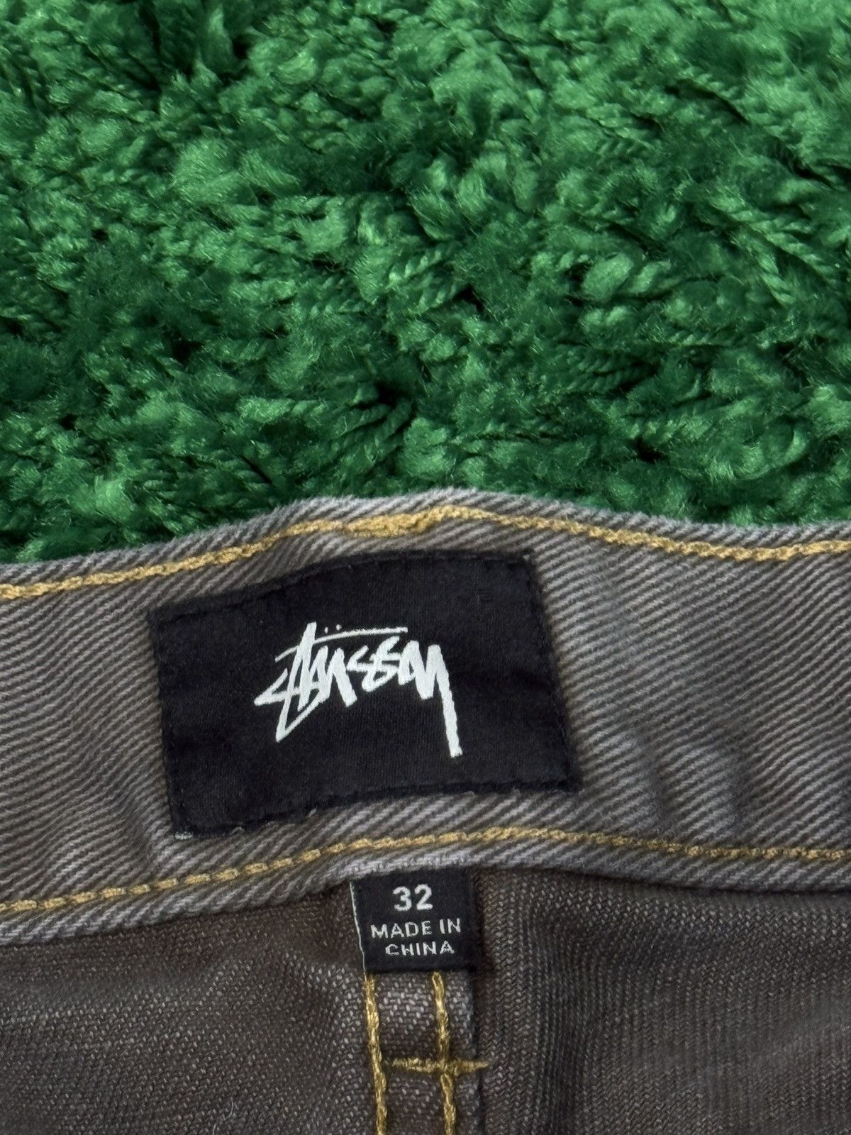 Stussy Stussy Big Ol Denim Jeans Grey Vintage Y2k 00s Baggy Size US 32 / EU 48 - 4 Thumbnail