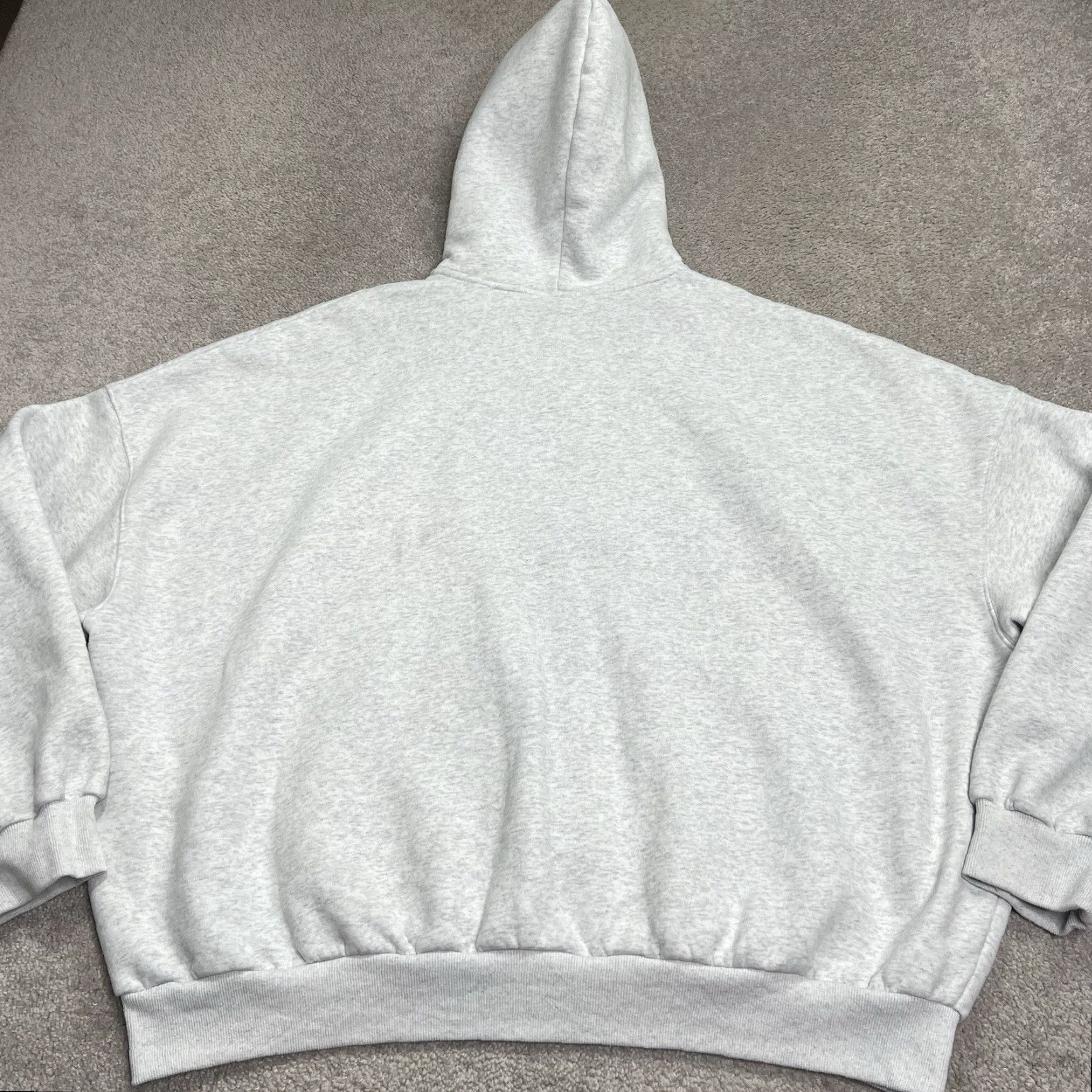 Vintage VINTAGE Comfrt Hoodie Unisex 2XL Light Gray Full Zip Heavyweight Oversized Sweatshirt Size US XXL / EU 58 / 5 - 6 Thumbnail