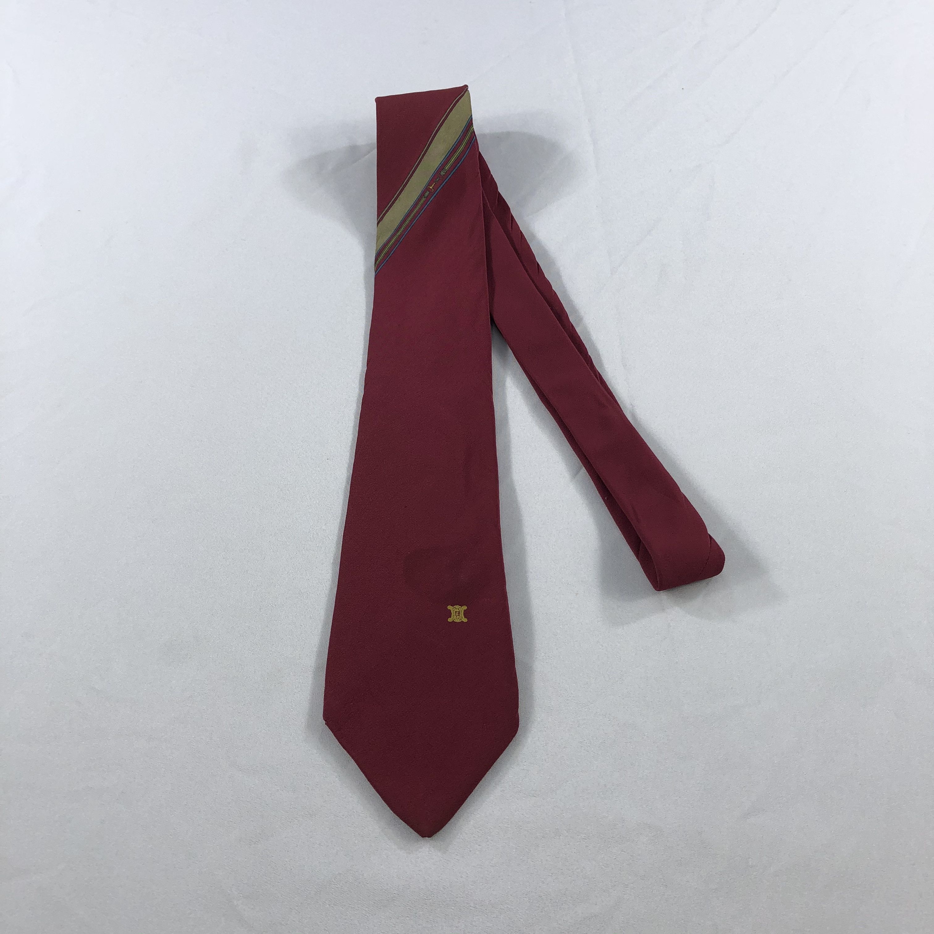 Celine × Vintage Celine Silk Neck Ties T57 Size ONE SIZE - 1 Thumbnail