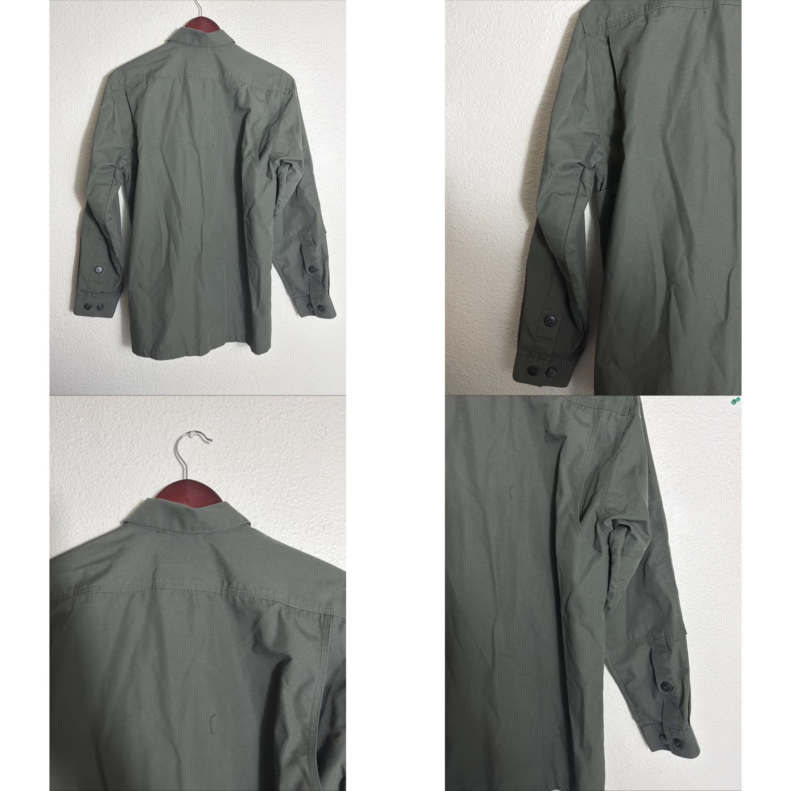 Vintage 5.11 Tactical TDU Ripstop Button-Up Shirt Army Green Embroidered Size S Mens Shirt Size US S / EU 44-46 / 1 - 9 Thumbnail