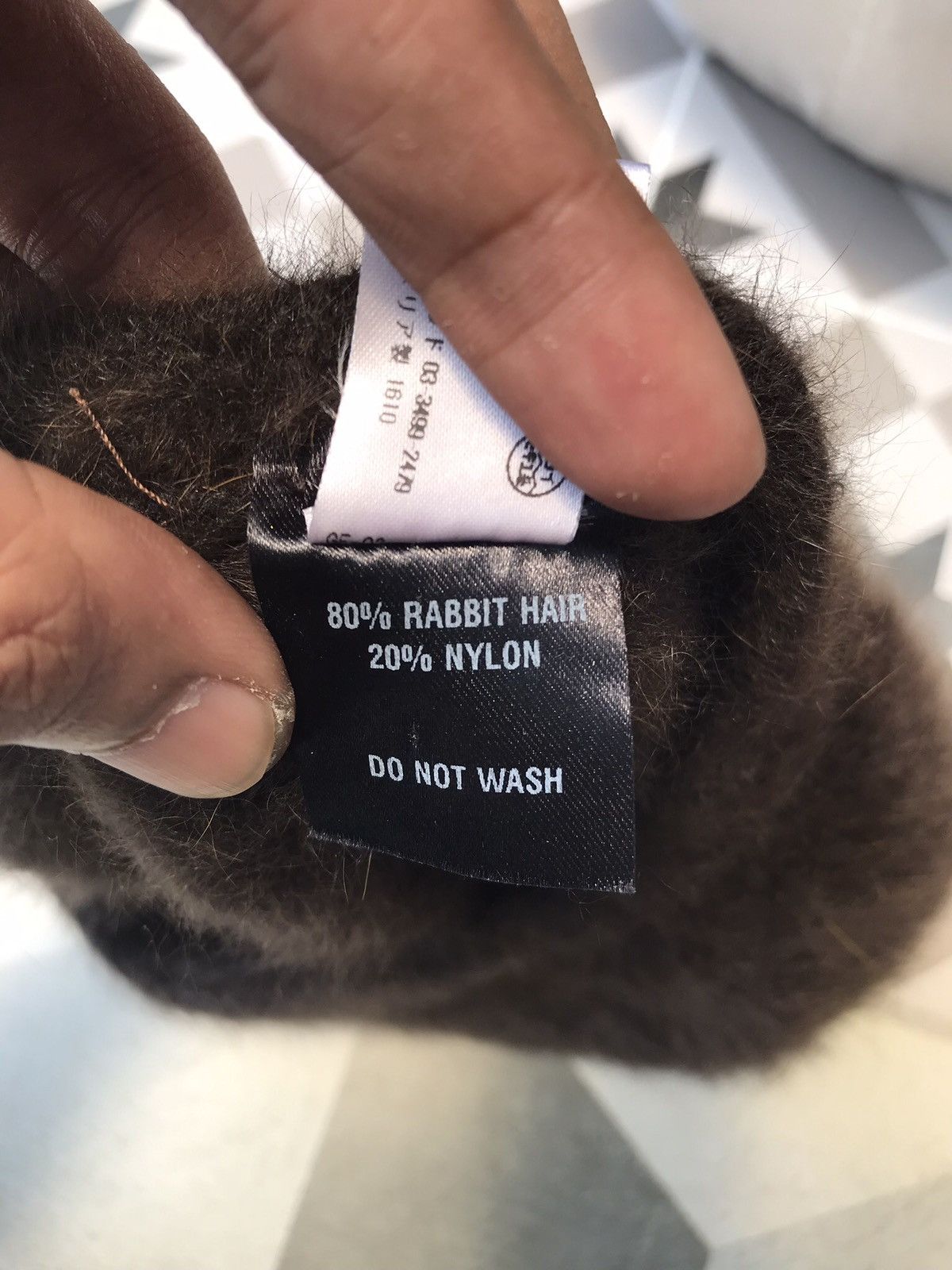 Japanese Brand RABBITS FUR HAIR BARETTA FLAT CAP NEWSBOY IVY Size ONE SIZE - 8 Thumbnail