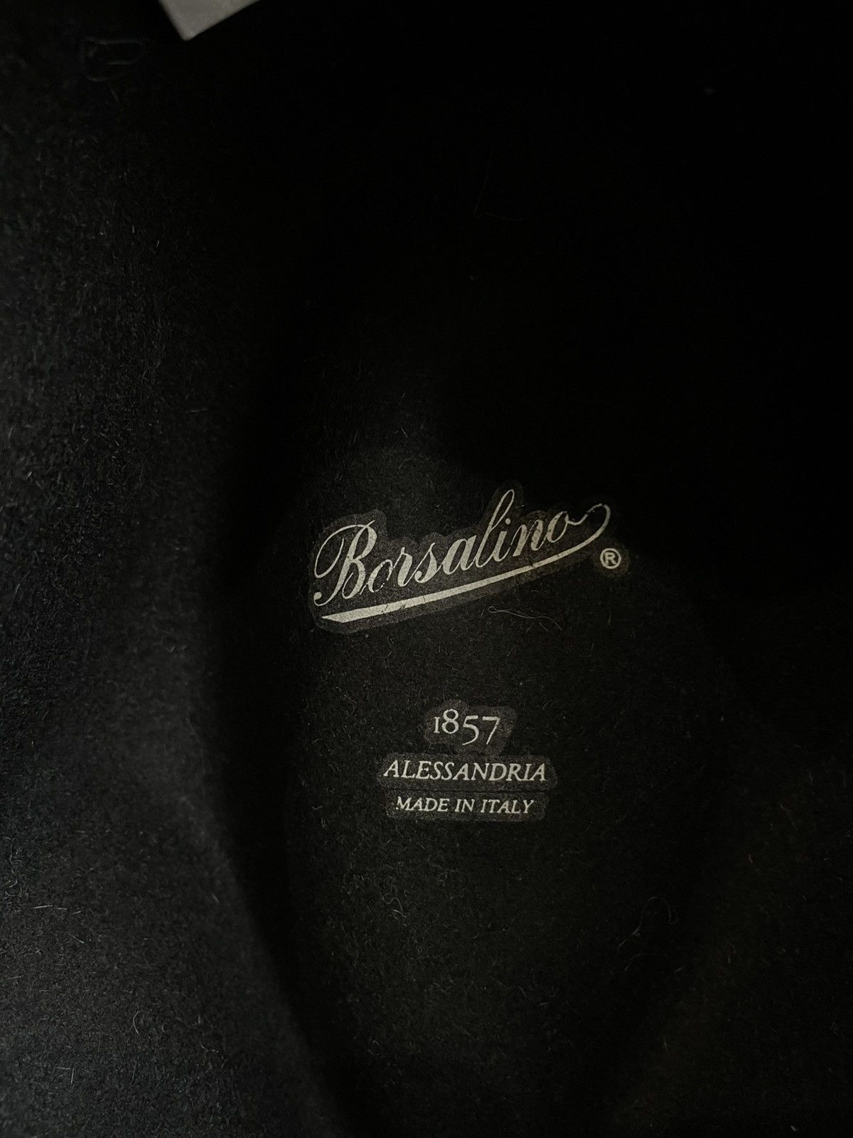 Borsalino Borsalino Alessandria 1857 Black Hat Size US8 UK 7 7/8 Size ONE SIZE - 8 Thumbnail