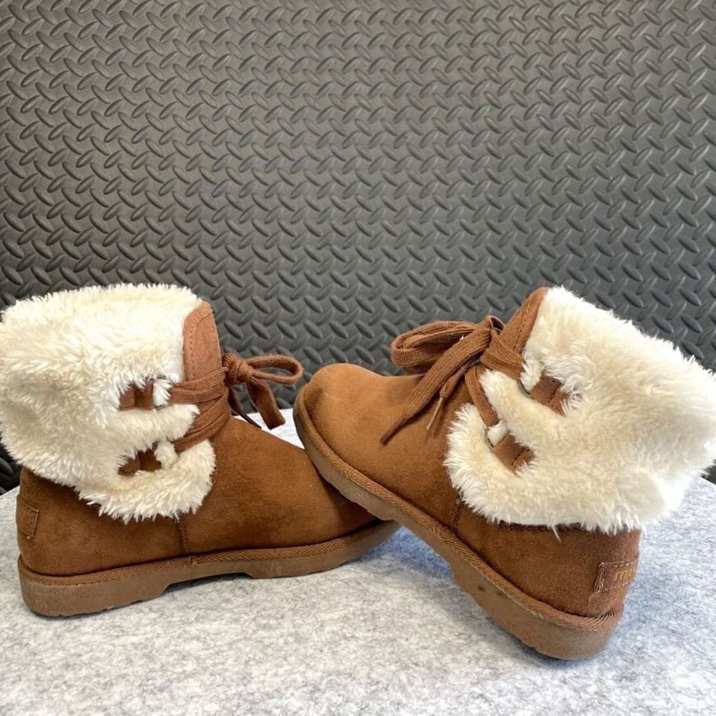 Vintage C&C California Makalu Brown Winter Suede Lace Up Ankle Boots Women's Size 5.5 Bootie Brown Suede Womens 5.5 Size US 6 / IT 36 - 5 Thumbnail