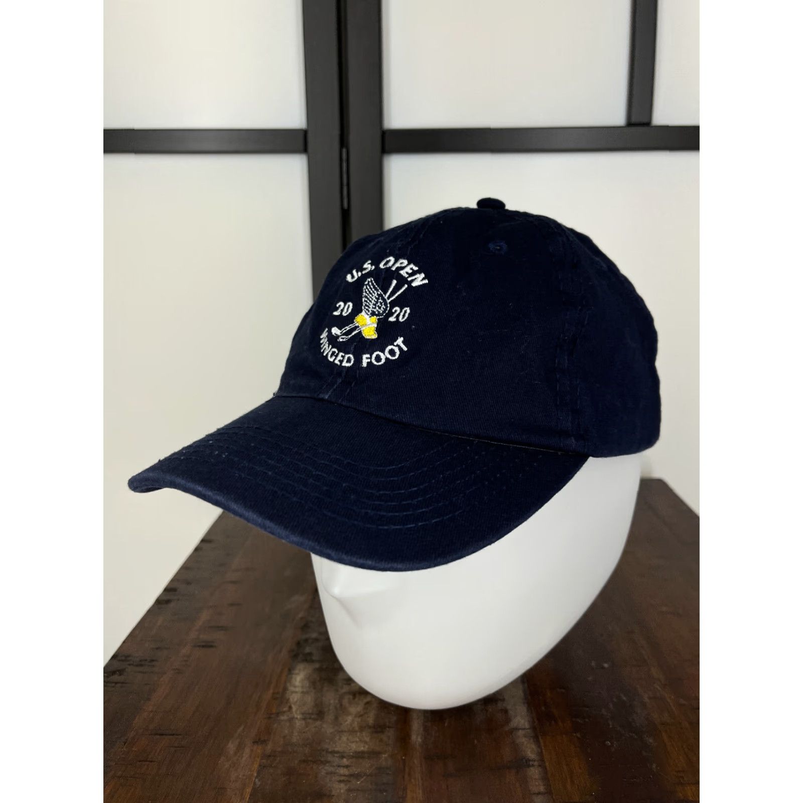 Vintage PGA USGA Golf Hat Cap Strap Back Adult Blue Embroidered Member Cotton Blend Size ONE SIZE - 4 Thumbnail