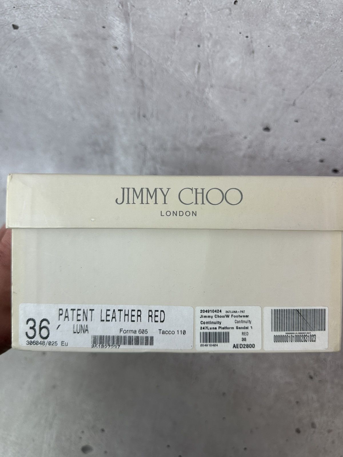 Jimmy Choo Jimmy Choo Made in Italy Patent Leather Red Heels With Box Size US 6 / IT 36 - 22 Thumbnail