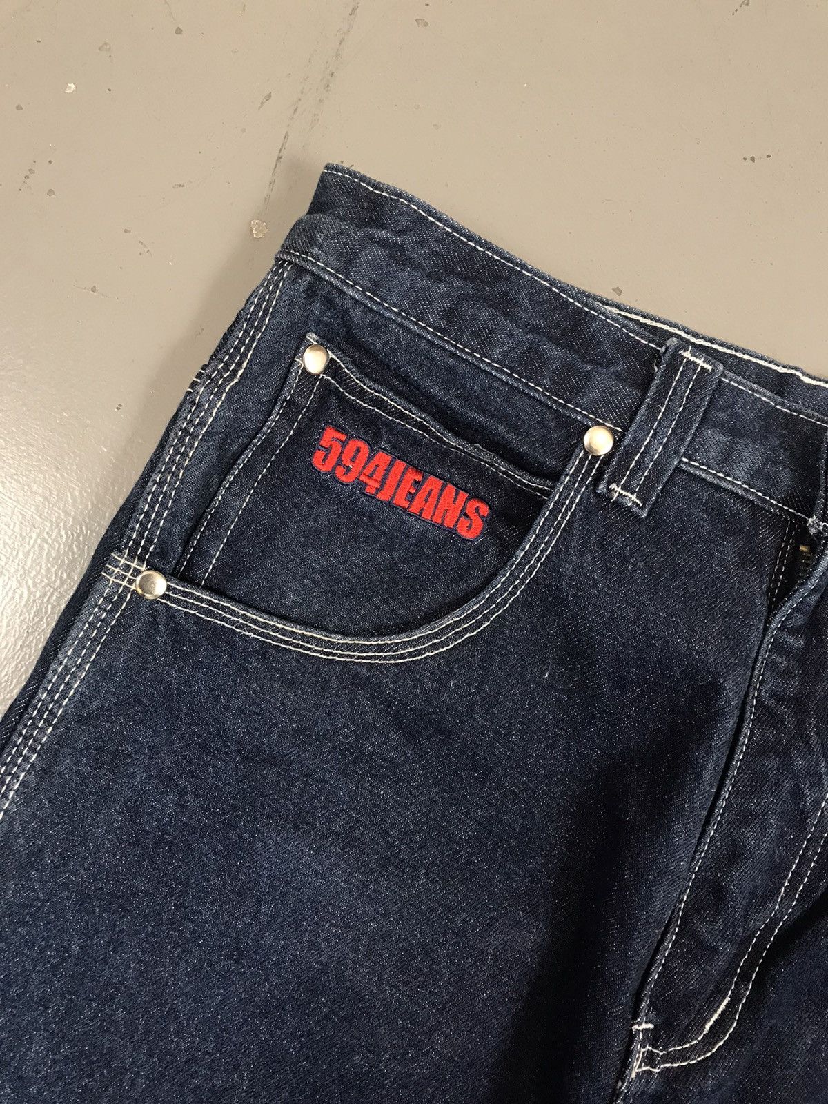 Southpole Vintage 594 SpellOut embroidered denim Size US 28 / EU 44 - 6 Thumbnail