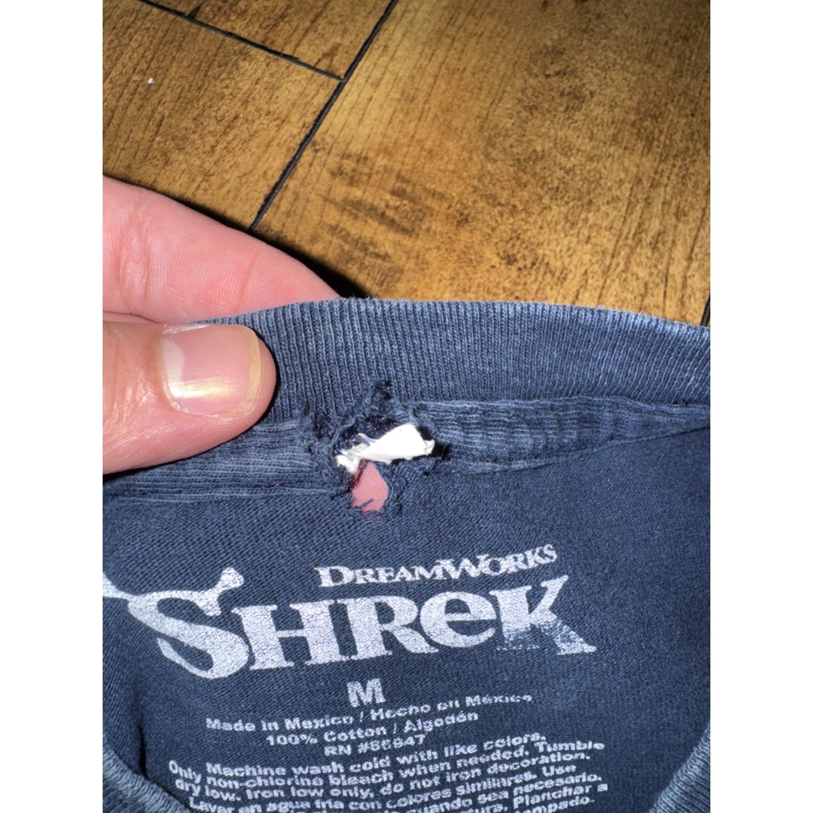 Vintage Shrek T-Shirt Men Blue Medium 18x24 Movie Shirt Regular Size M Size US M / EU 48-50 / 2 - 4 Thumbnail