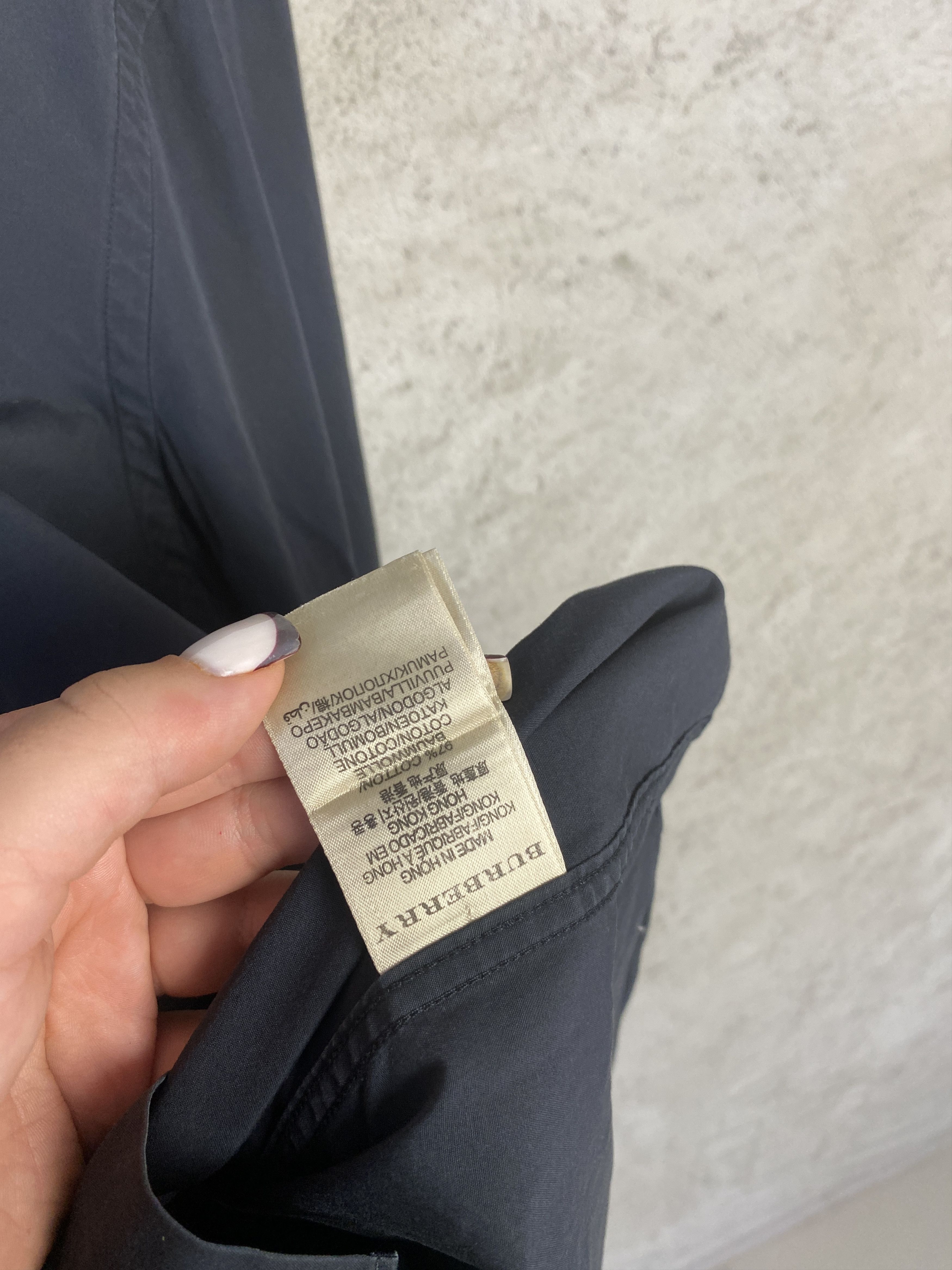 Burberry Burberry small logo casual formal shirt button ups Size US L / EU 52-54 / 3 - 4 Thumbnail