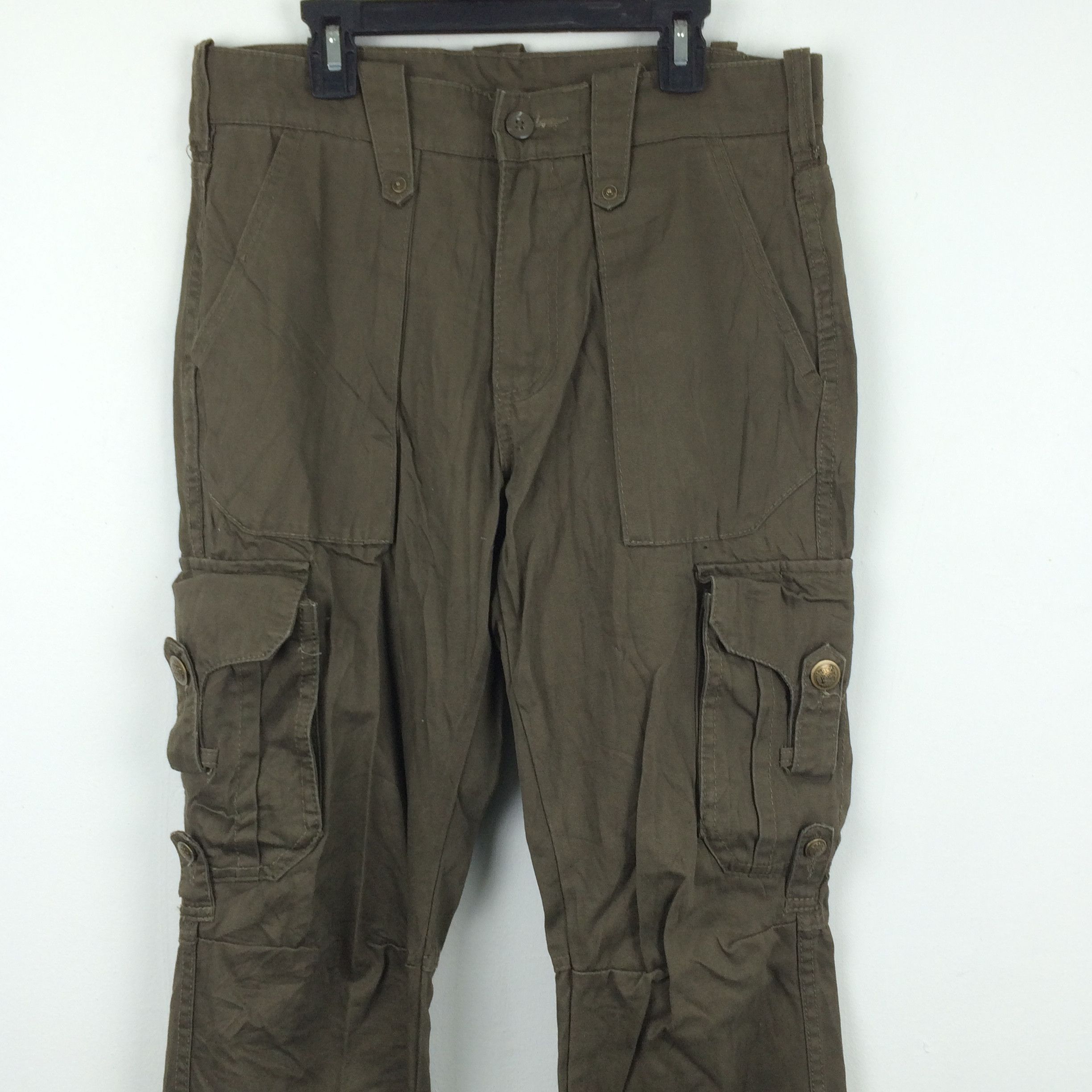 Japanese Brand X9 BALDIA JAPANESE MADE CARGO TACTICAL MILITARY PANTS Size US 31 - 5 Thumbnail