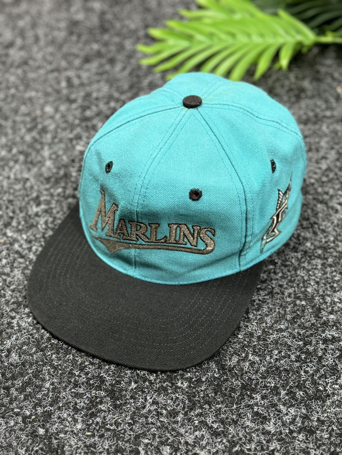 Vintage Marlins 🧢 cap vintage fish 🐟 Size ONE SIZE - 1 Thumbnail