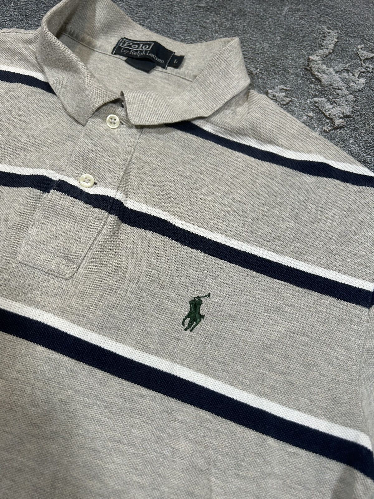 Polo Ralph Lauren × Ralph Lauren × Vintage Vintage 90s Polo Ralph Lauren Rugby T-Shirt Size US L / EU 52-54 / 3 - 2 Thumbnail