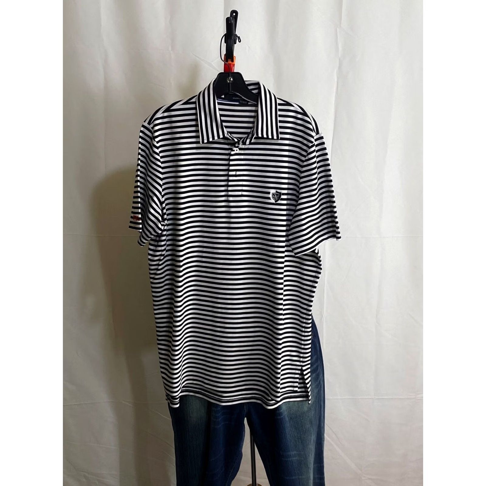 Ralph Lauren RLX Ralph Lauren Polo SHIRT Medium Mens M Southern Highland Stripe Sharp Color Size US M / EU 48-50 / 2 - 3 Thumbnail