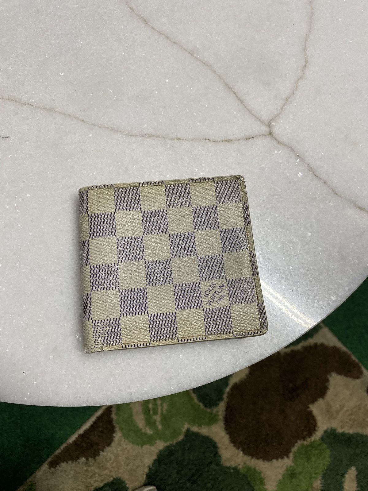Louis Vuitton Damier Monogram White Mens Bifold Wallet