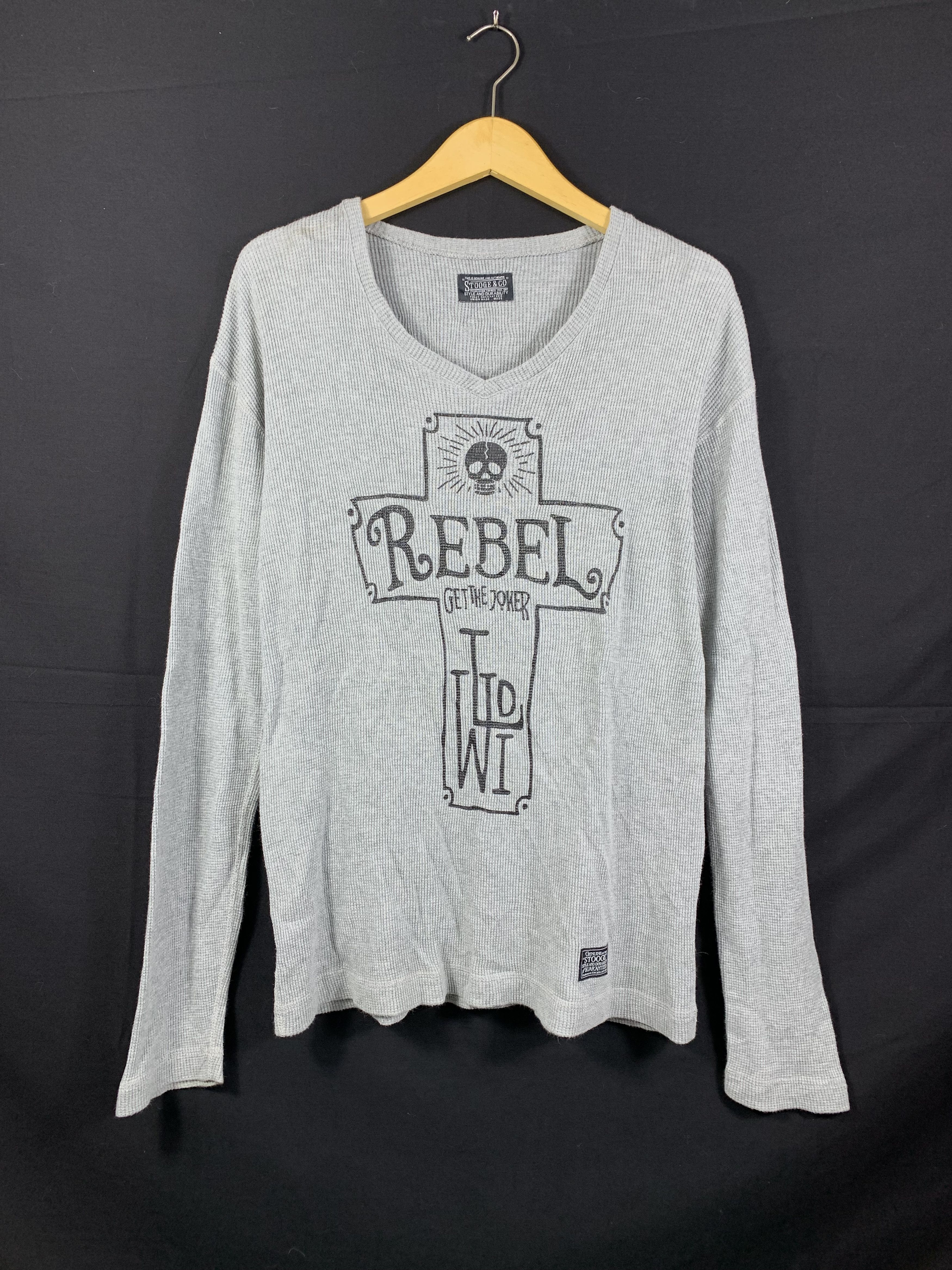 Hysteric Glamour Japan Poem LongSleeve Rock Punk Style Size US L / EU 52-54 / 3 - 1 Thumbnail