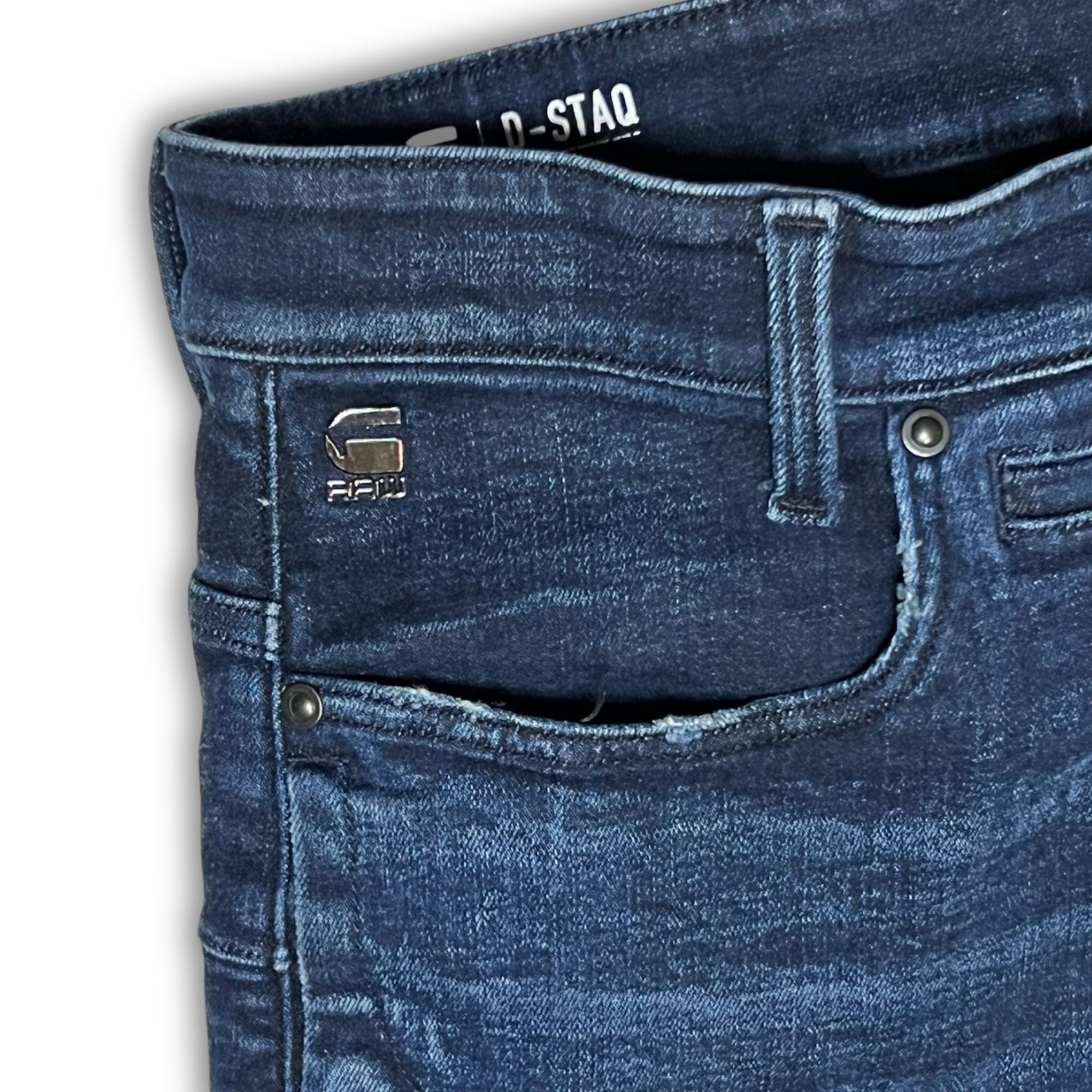 Other G-Star Raw D-Staq Slim Jeans Dark Wash Size 33 Made In Colom Size 33" - 5 Thumbnail