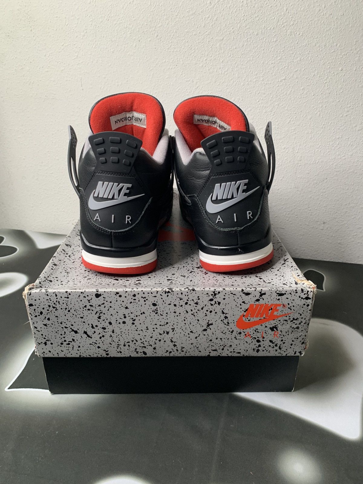 Jordan Brand Air Jordan 4 Retro Bred Reimagined Size US 12 / EU 45 - 7 Thumbnail