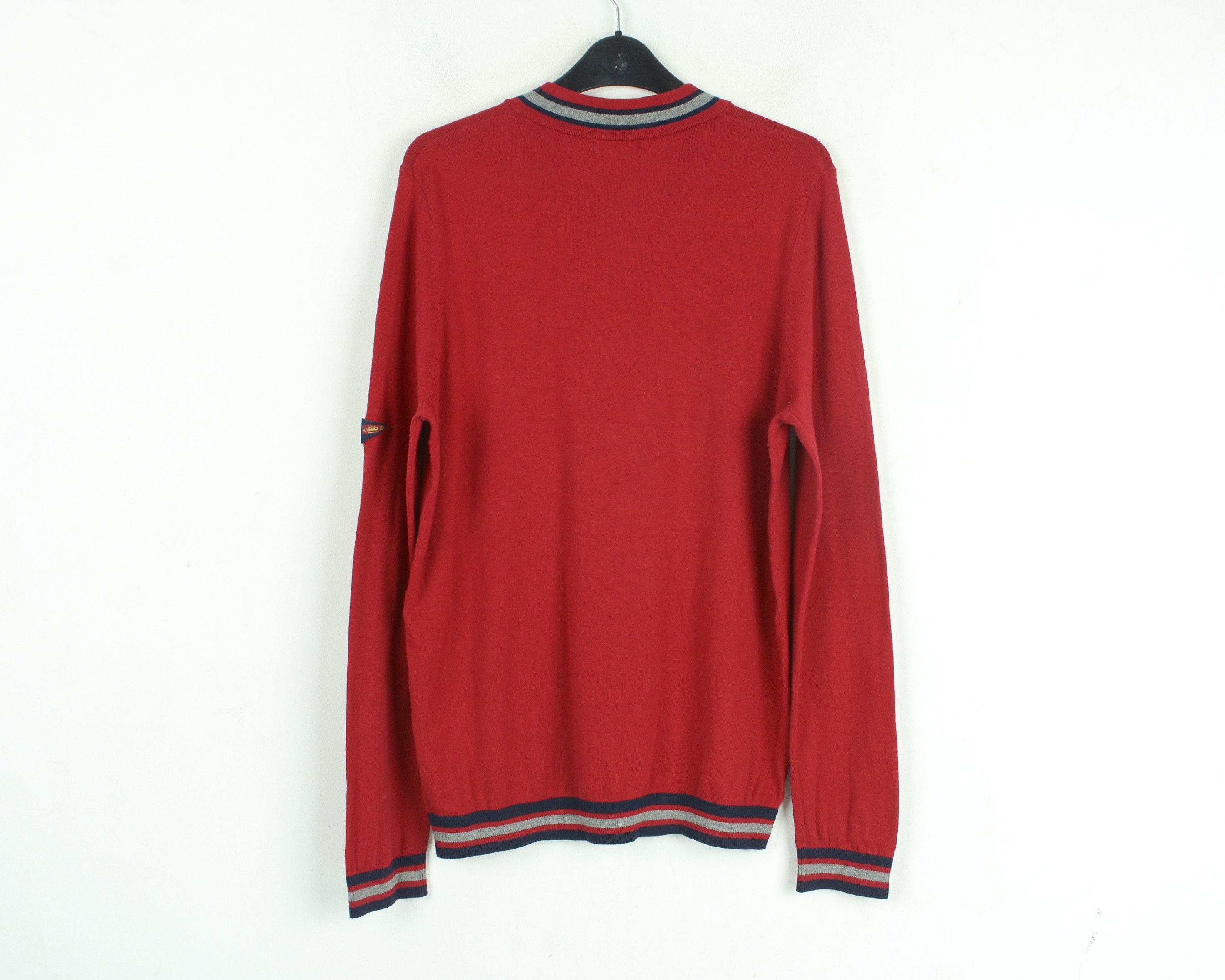 Henri Lloyd Pullover Sweater V-Neck M Jumper Knitwear Casual Cashmere Size US M / EU 48-50 / 2 - 5 Thumbnail