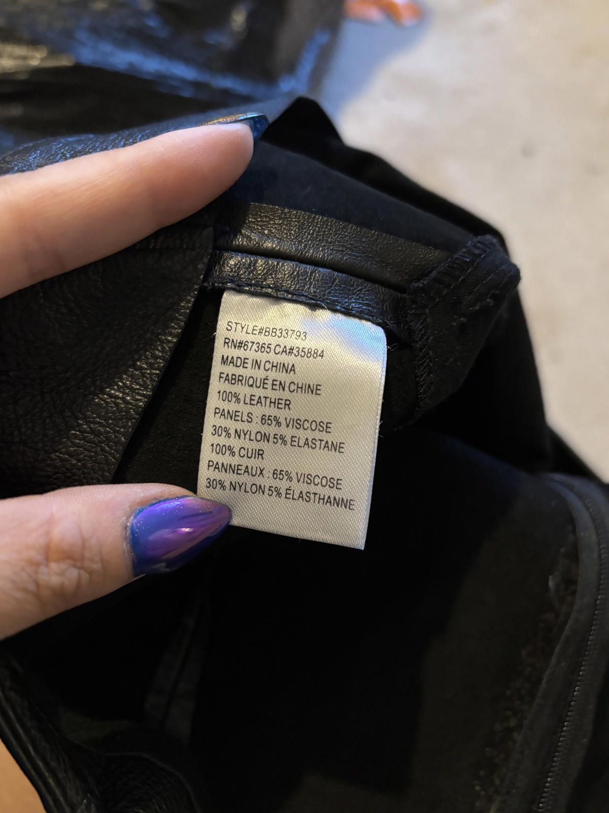 Other NEW Bb Dakota 100% Leather Isaac Motorcyle Leggings sz 10 Size 32" / US 10 / IT 46 - 9 Thumbnail