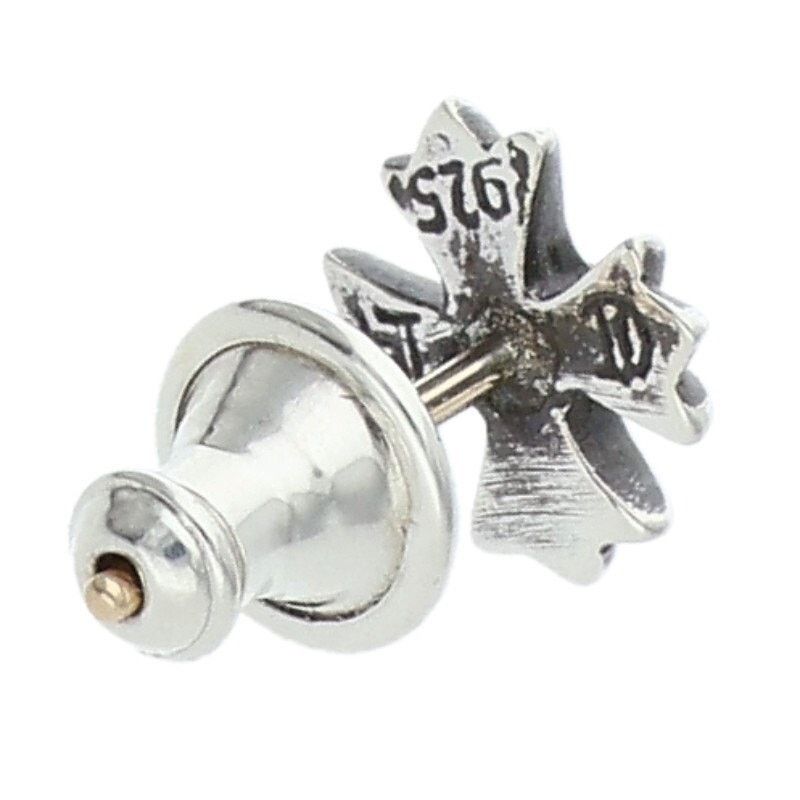 Chrome Hearts Chrome Hearts No2 CH PLS Stud Silver Earring Size ONE SIZE - 2 Thumbnail
