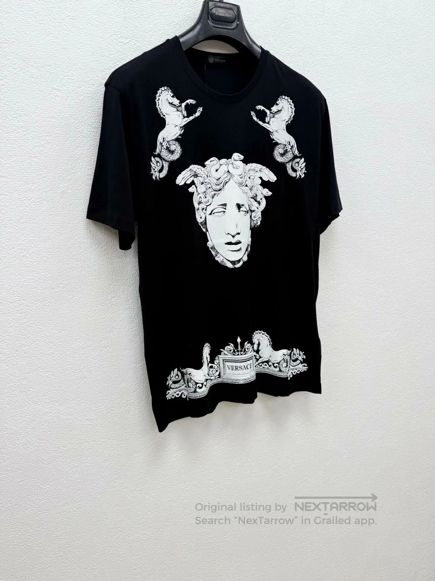 Versace VERSACE Medusa Print Cotton T-Shirt. Size US L / EU 52-54 / 3 - 3 Thumbnail