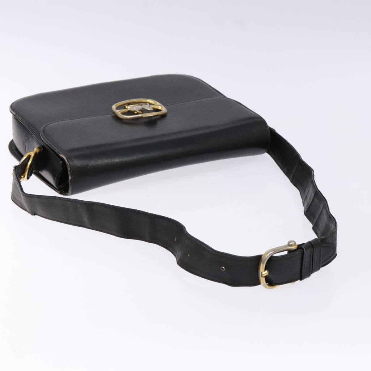 Celine CELINE Shoulder Bag Leather Black Gold Size ONE SIZE - 7 Thumbnail